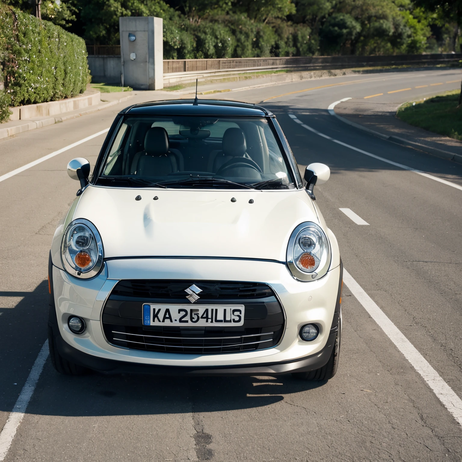 Suzuki round light coupe van Mini
