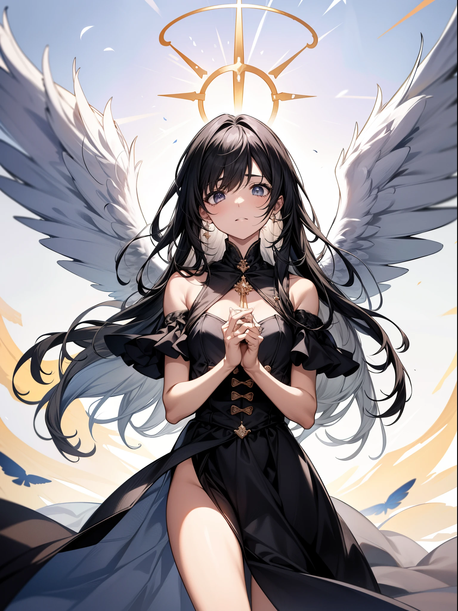 Once upon a time, I thought I was an angel like everybody else.
My skin, my eyes, my halo were the same as everyone else.
Never had anything I was good at.
Couldn't do anything that I should have.
Once upon a time, I thought I was an angel like everybody else.
No one taught me how to sing those hymns, but I sang them anyway.
No one showed me how to use my wings, but I could fly.
Never thought anything of the distance that would set me apart from the others.
'Cause I still thought that I was an angel like everybody else.
And they always cheered me on.
And they always pushed me on.
I was always taught to understand ten things from one.
But I can't
No, I can't
It's not like I want to do glorious things
I just wanted to fit in, standing tall and proud with them
I know it's such a simple wish
BUT I CAN'T
I can't live the way I'm supposed to, and work the way that I need to
Somehow, I couldn't do anything like the others could
Is it something wrong with God's design?
Dunno what he could have dropped this time?
But I can't
No, I can't
It's not like I want to see beautiful things
Just a show on Sunday night's all I need to feel all right
I know it's such a simple wish
BUT I CAN'T
What if one day
You couldn't fly or sing at all
Even though you know your brain knows how
Your arms and legs just weigh you down
Could you imagine?
So I try to fly, but my wings deny and scatter dust around me
I don't know if I am an angel or just some pathetic insect
But my heart, it beats, it keeps beating on, without my permission
I'm hungry, I'm greedy, I need money, I need money
I just…
Want to live…
Want to live…
I couldn't see it for so long
I don't need my life to be anything special
Let me work and have some fun
Let me feel the warmth of love
Ah… I know it's such a simple wish
BUT I CAN'T
Once upon a time, I thought that I could live like everybody else.
