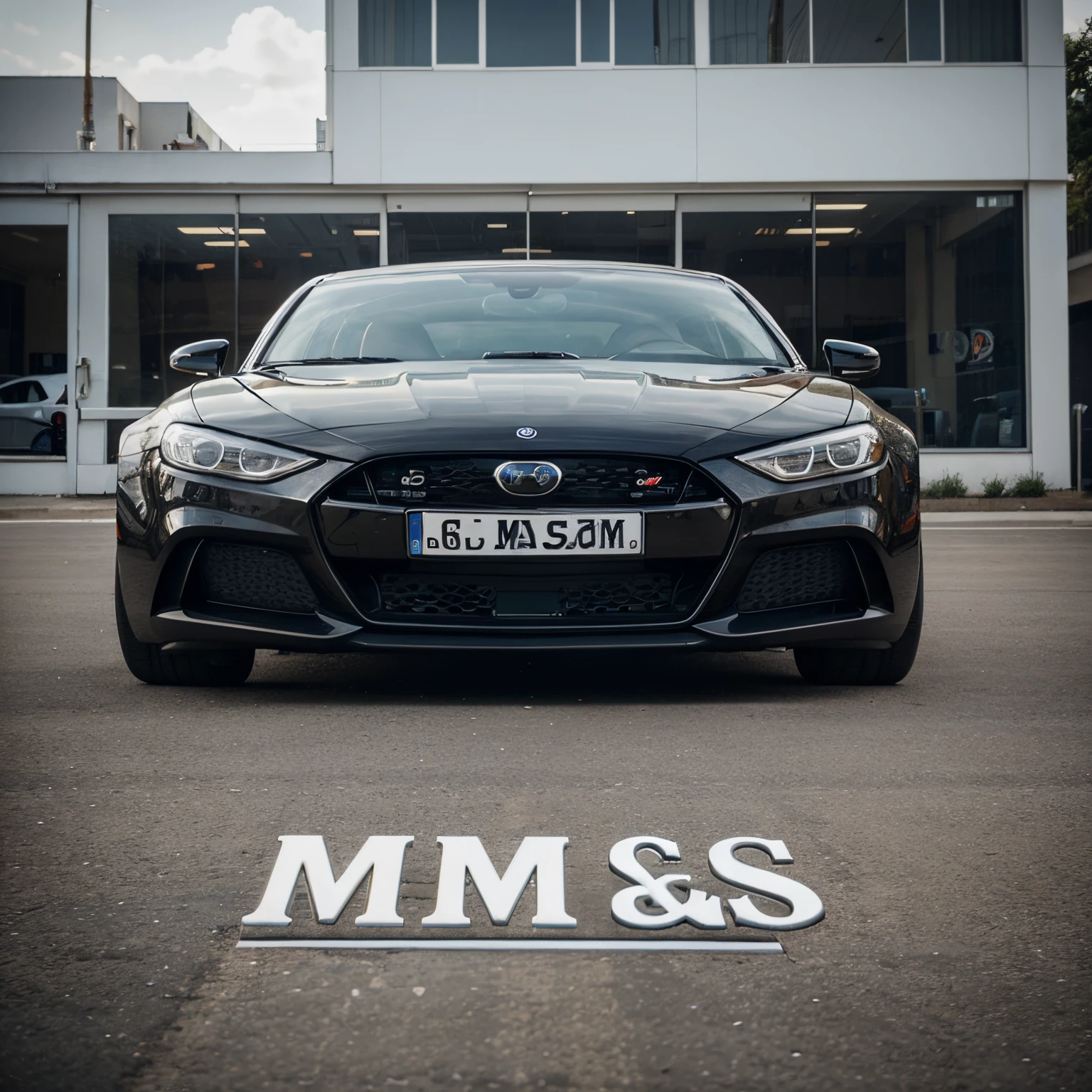 A logo with cars in the background and a text that says “Mel & Massy”