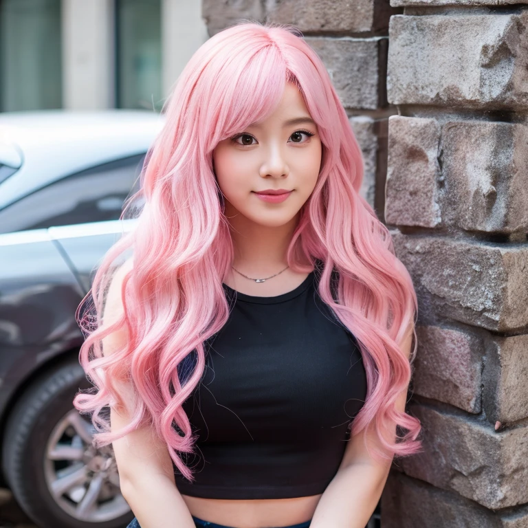 Pink hair