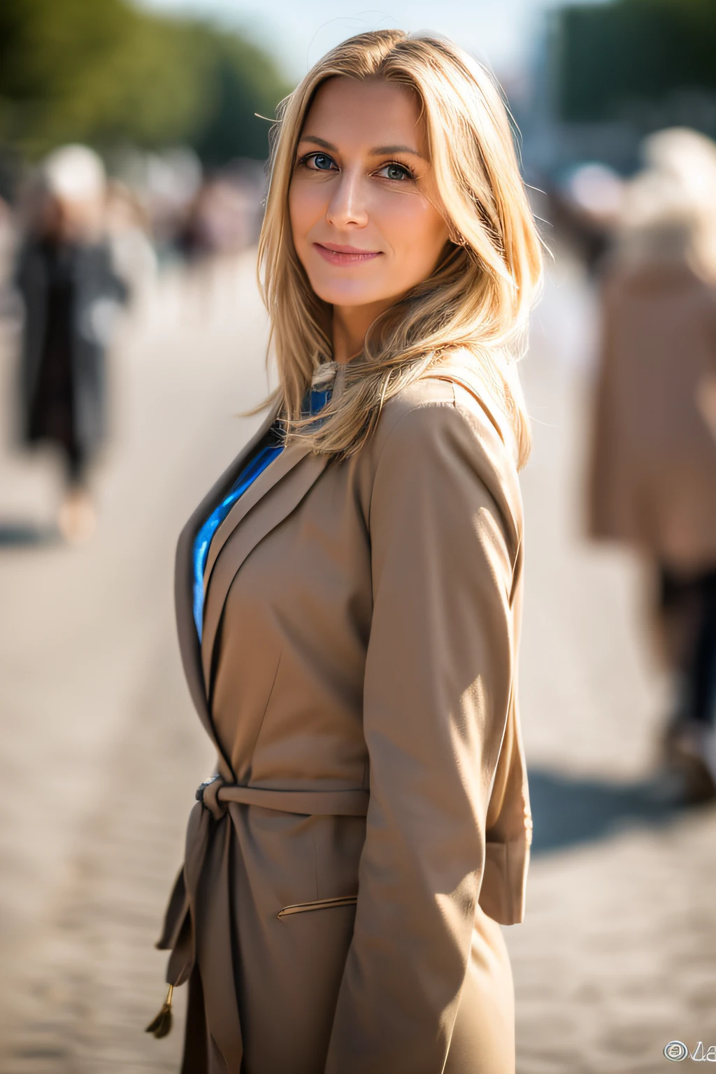 RAW uhd upper body body shot of 44 years old blond woman, normal shot, Natural blond hair,full-body, Burgen, wellig, (Brown-eyed woman) in der Wohnung, Vorgeschichte von New York City, Mamas Natutai, Abendkulisse, (Business Dress), detailliert (Stoff!, Haar!, Glanz, Farbe!, Mangelhaftigkeiten:1.1), Hoher Detaillierungsgrad der hellen Augen, (Blick in die Kamera), Spiegelnde Beleuchtung, DSLR, ultra quality, scharfer Fokus, scharf, depth of fields, Filmkorn, (zentriert), Fujifilm XT3, Kristall, Die Mitte des Rahmens, handsome face, scharfer Fokus, Laternenpfahl, bokeh, (Schlecht beleuchtet), diskret, am Strand, full entire body, Mittlerer Plan,