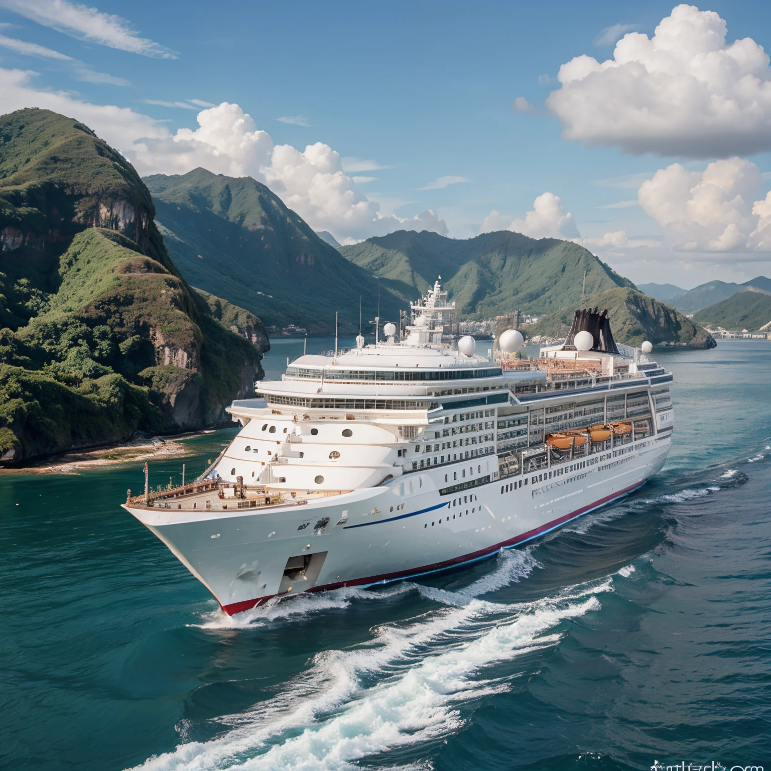 Filipino type cruise ship