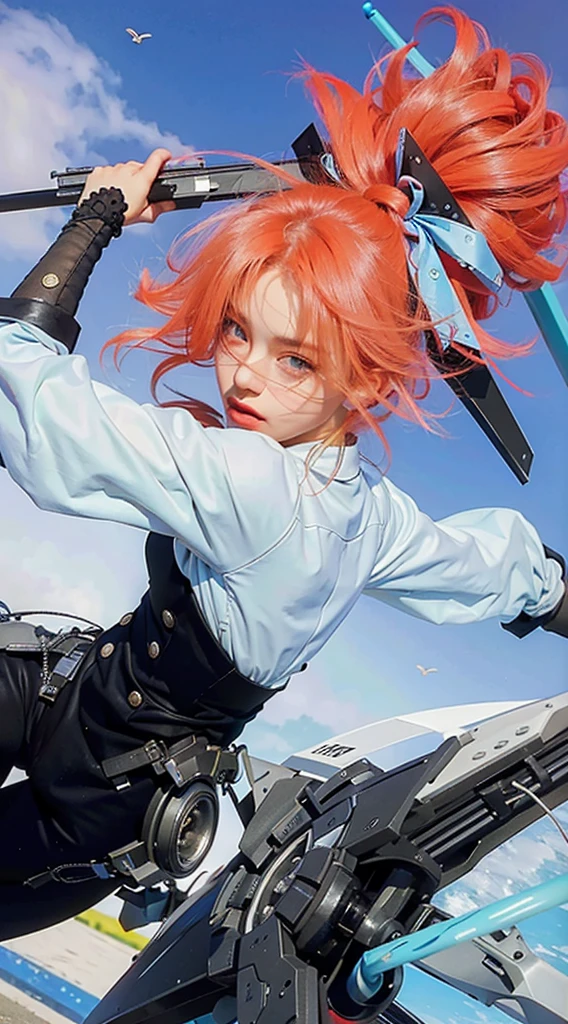 (photorealistic:1.4), best quality, masterpiece, ultra high res, 1girl, (detailed face:1.2), (detailed eyes:1.2), (detailed hair:1.2), (detailed clothes:1.2), 4k, (detailed color:1.2),