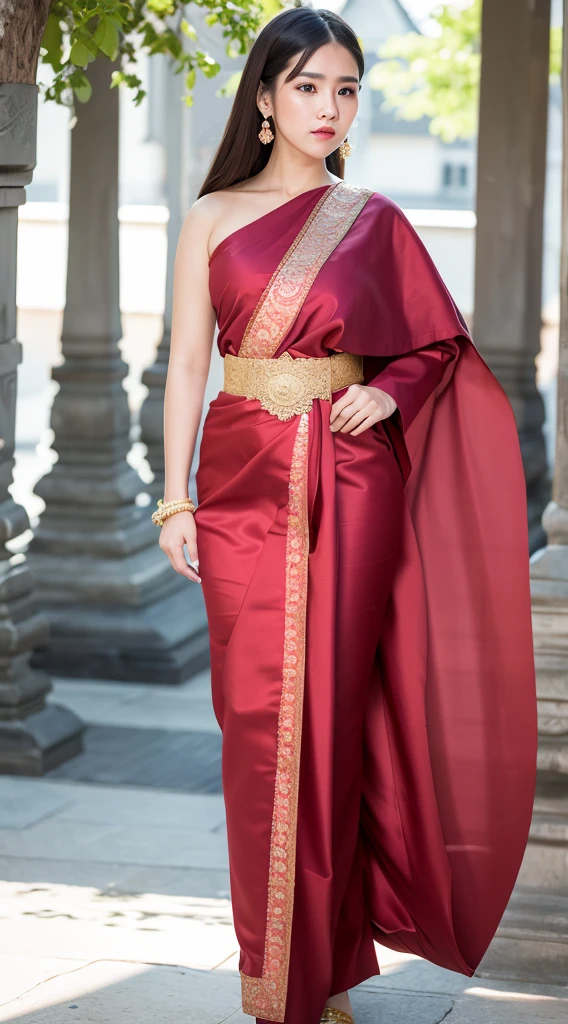 (10, bestquality, masterpiece:1.2), (Realistic, photo-realistic:1.37), ultra-detail,bestquality, ultra-high resolution, Professional lighting, photons mapping, radiosity, Physically Based Rendering, Cinematic lighting, Ayutthaya Palace,Depth of Field, crisp focus,sunbeam, good composition,(bokeh:1.2) 1girls,bara,(Full body), (gag),beautiful detail eyes, Pose, narrow waist,Traditional Thai costumes, Black Hair,messy hair,Long hair floating in the wind,(ulzzang-6500:1.2)
mix4, hiqcgbody