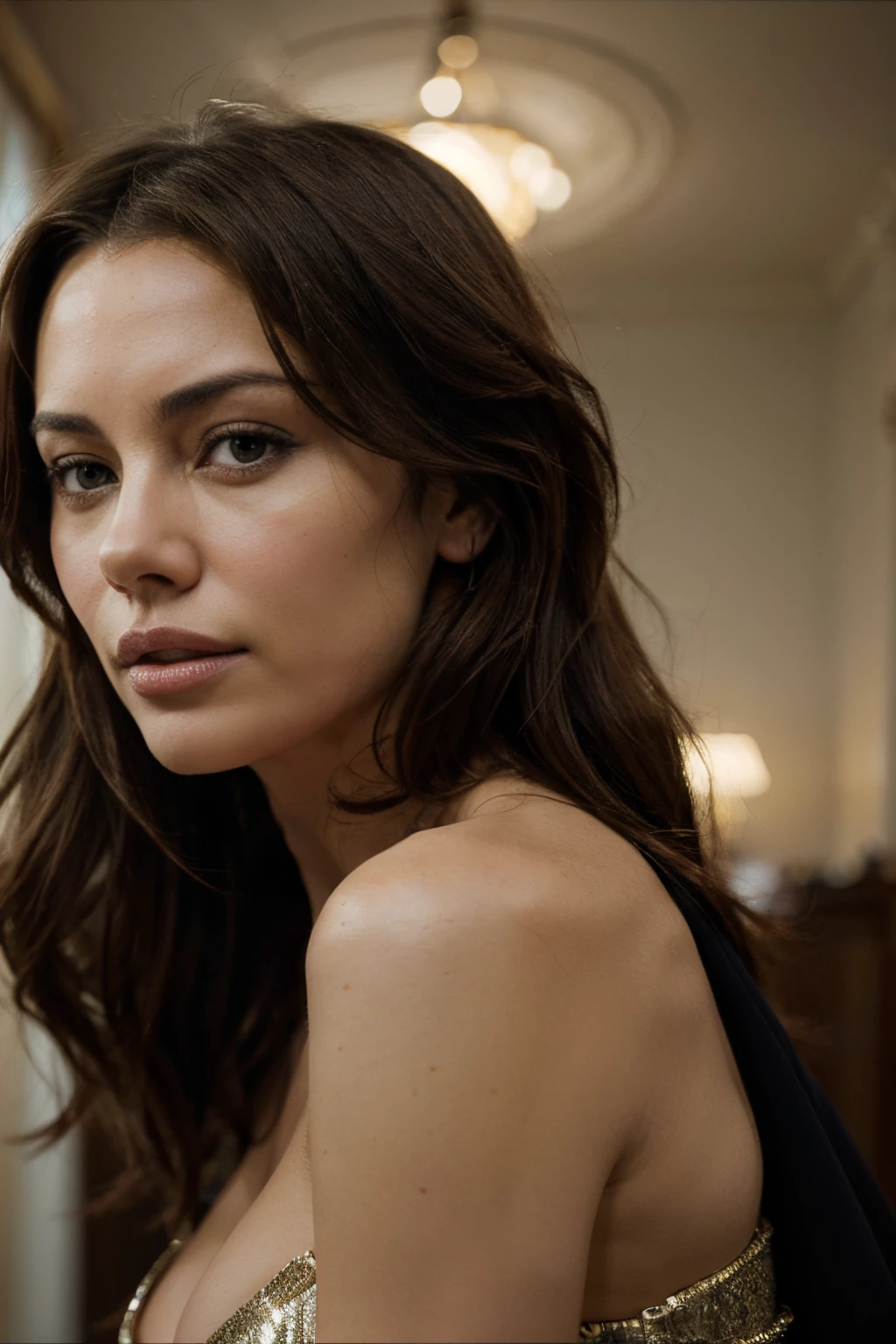 portrait cross between olga kurylenko and kate beckinsale