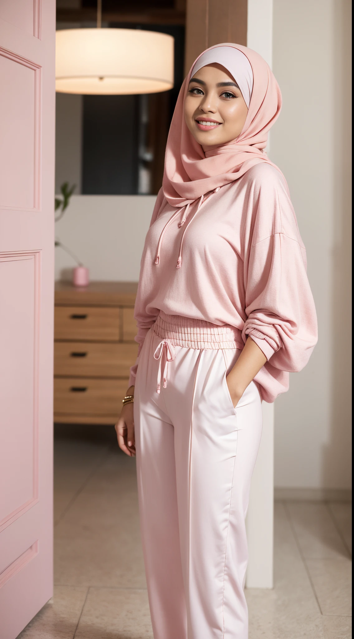 NSFW, (RAW photo, best quality), (8K, Raw photography, Best Quality), high-definition RAW color photography, Professional Photography, Cinematic Light, (1 Young and beautiful girl: 1.4), close up, tongue out to lick, facing the viewers, extremely delicate and beautiful, smiling, finely detail, masterpiece, ultra-detailed, a lovely female muslim sleeping in the bed, transparent pasmina hijab covering the breast, topless, no bra, detailed breast, bukkake, medium breast, (cameltoe details), Spread your legs apart, Pleasure, feels good, petite,