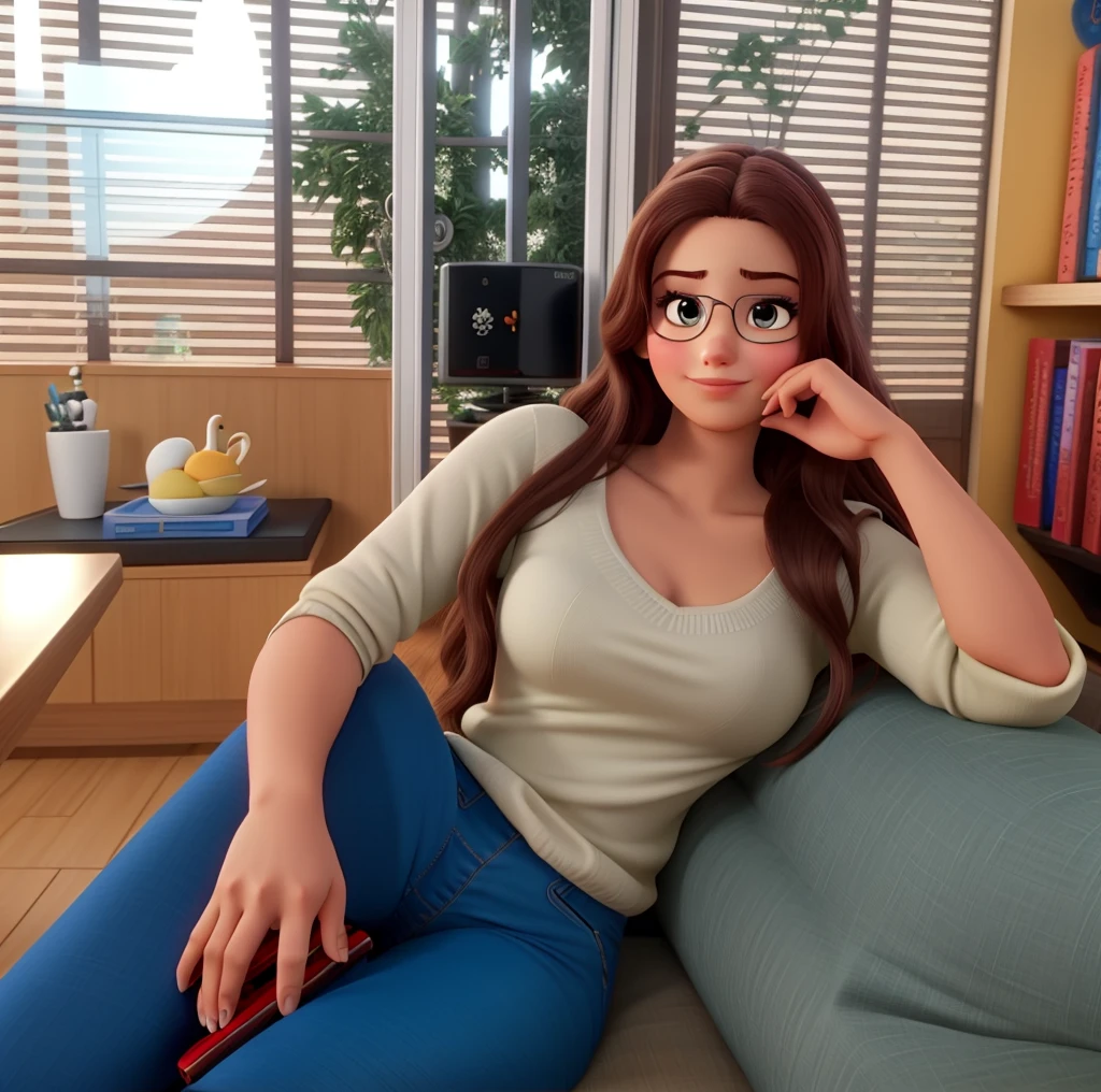 mulher branca, disney pixar, alta qualidade