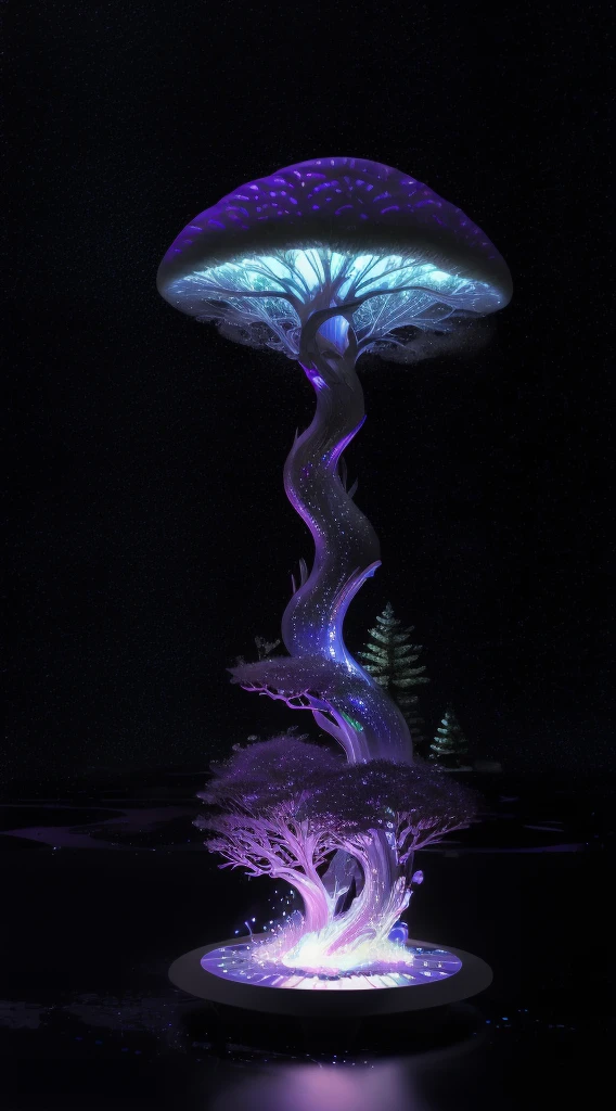 Cyber Brain,that tree,internet mushroom,galaxias,mandel ball,Fractal space,Glow,blue purple lava,Siler,bronze,glass, tmasterpiece, Best quality, hyper realisitc,Very meticulous,iintricate,Cinematic,Dramatic light,strength,4K, (by Mandelbrot), diamond dust bokeh, (by bee)