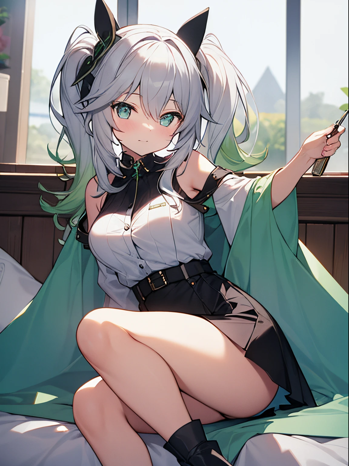 opening legs tits out