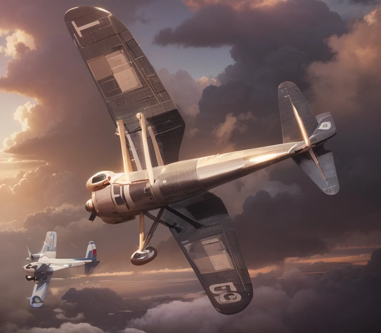(masterpiece, best quality:1.2), ultra-detailed, flying PZL P11, (realistic:1.5)