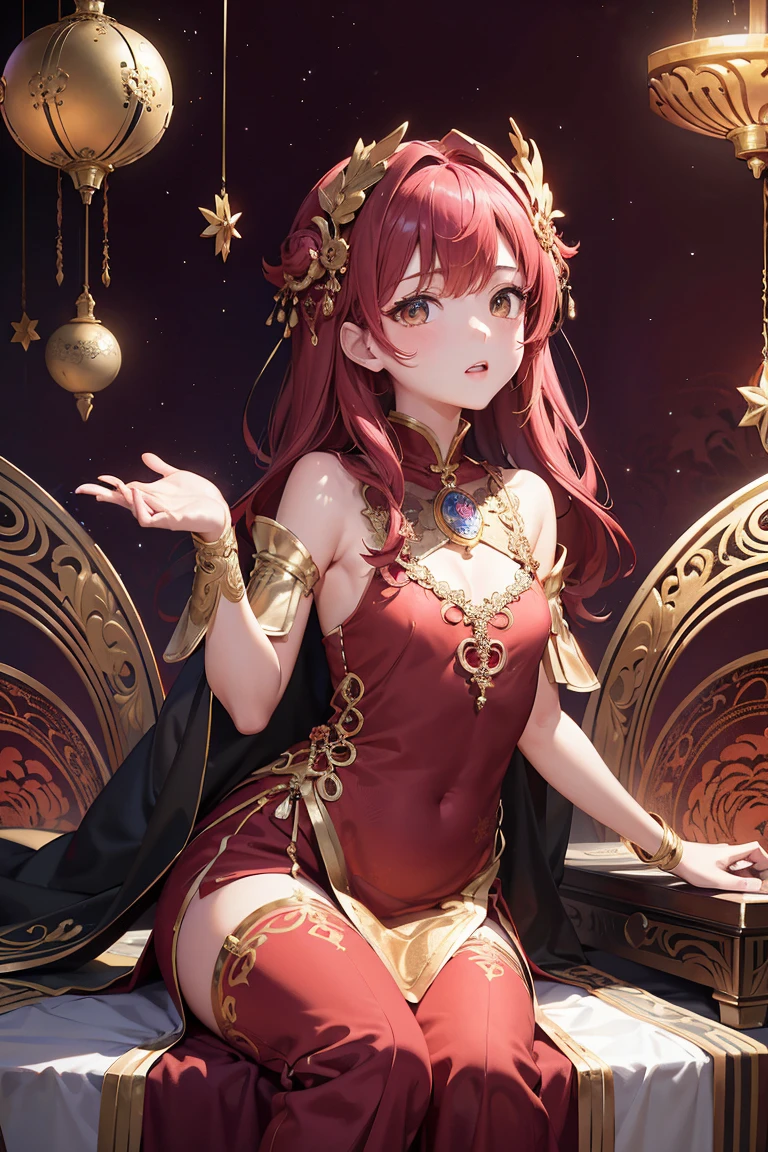 realisticlying、(​masterpiece、top-quality、top-quality、Official art、Beautifully Aesthetic:1.2)、Highly detailed fractal art、wine red theme、The most detailed、leo、(Abstract background:1.5)(1girl in:1.3)、( class)、Wine red hair、Bright eye、Serious、Combed、shorth hair、、milkyway、Giant magic gold Leo Astrolabe、Dreamantasia、gold trim、Beautiful detailed sky、Style and decoration for the goddess of Leo、(NSFW:0.8)
Delicate Positive and High Glass Guardrail Board