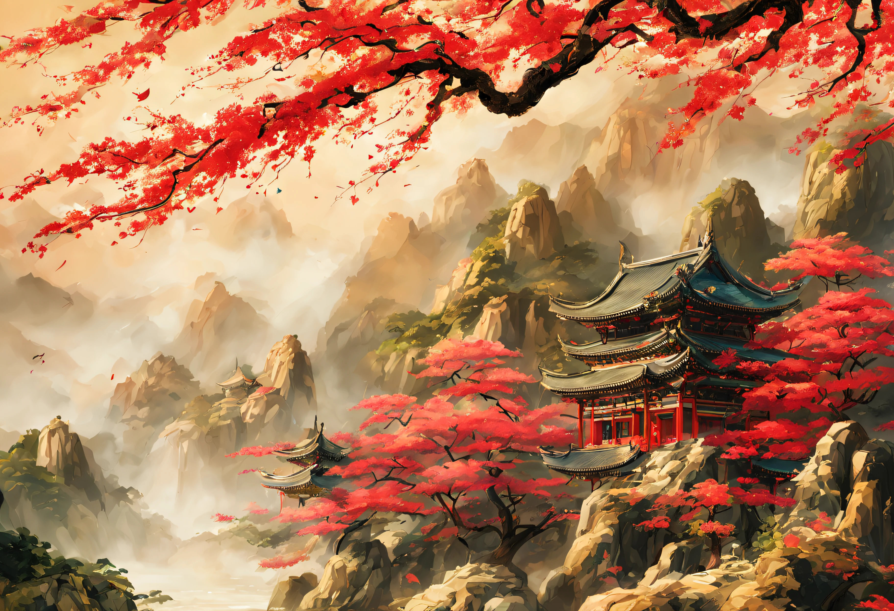 image pour poster style asiatique