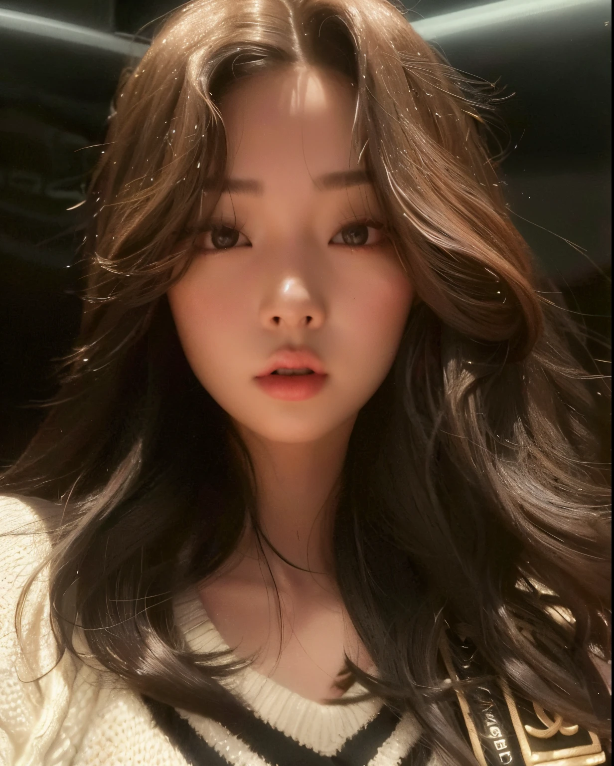 A closeup of a woman with long hair wearing a sweater;, jennie blackpink, Parque Ji-min, Lee Ji-eun, Lee Ji - Eun, Dom Yunjoo, Heonhwa Choe, Jinyoung Canela, Shin min jeong, Jaeyeon Nam, Hwang SE - EM, TaeJune Kim, jossi do blackpink, Parque Roseanne do Blackpink