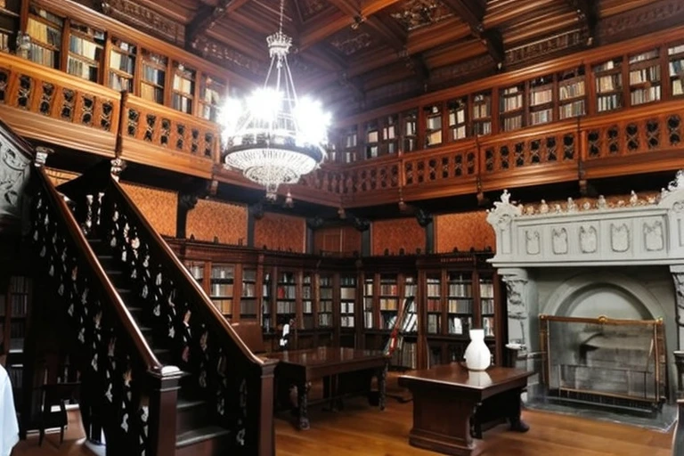 Emperor's office, hall room with chandelier and fireplace, Castle Library, Inside the Castle Library, in a luxurious library, Large Library, The Old Library, Gothic Library, The Ancient Library, A fancy library, Baroque library, Gothic Epic Library, The interior of the library, in a gloomy library, The Gloomy Library, Inside the library, Extensive Library, library, several screens on the wall, Beitoniy news screen, screen with economic situations Beithonium, Screen with the political situation of Beitoniy, world news screen, screen with military political situation, table with virtual map Beitoniy, in the center of the library room there is a virtual globe of the planet with orbital stations and satellites.