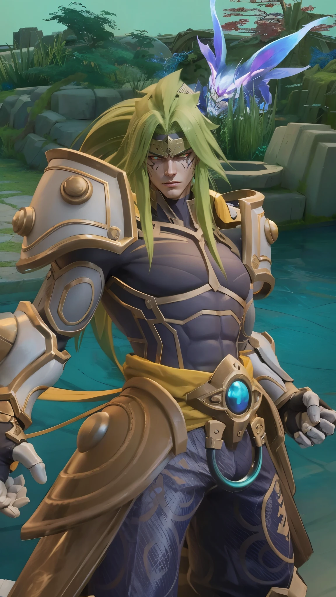 Anime villain, realistic, 1 boy, cool, heandsome, 8k quality, yellow eyes