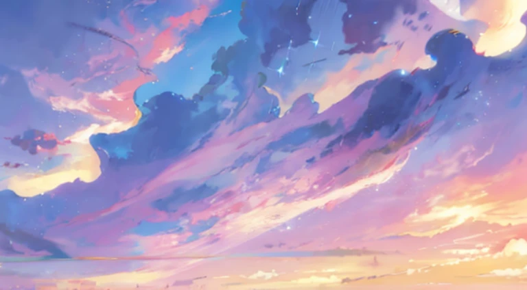 There a plane in the sky passing through the clouds, Anime Cloud, Anime Sky, anime backgrounds, Beautiful floating clouds. Japanese cartoon, Fluffy pink anime cloud, Colorful anime movie background, beautiful clouds in the sky, Anime background art, studio ghibli sky, anime movie backgrounds, Dream clouds, Dreamy sky, fluffy soft clouds, fantasy puffy sky, arte de fundo, Colorful clouds