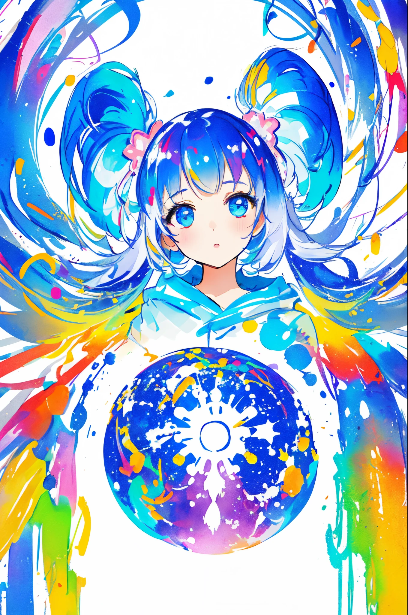 (extremely bright:1.1), white background, [1girl:7], (head tilt:1.2), ([sketch|watercolor \(medium\)]:1.15), (inkblot:1.1), (pale:1.2), chaotic abstract background, vector trace, gradient blending, vibrant colors, superb, extremely detailed, intricate, (extremely low contrast:1.4)