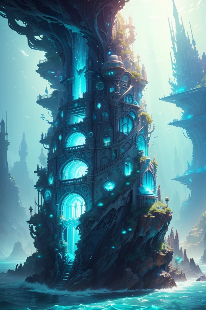 ((Need)), ((tmasterpiece)), (A detailed)),marvel universe,The Beautiful city of Atlantis,Colorful underwater kingdom,Futuristic underwater city,Futuristic technology,Alien technology,Amazing sea creatureuture cyberpunk,Surreal dreams,Surrealist art fantasy style,Epic digital fantasy art style, Art germ, Broken glasubbly underwater scenery)) Radiant light octane rendering ultra highly detailed
