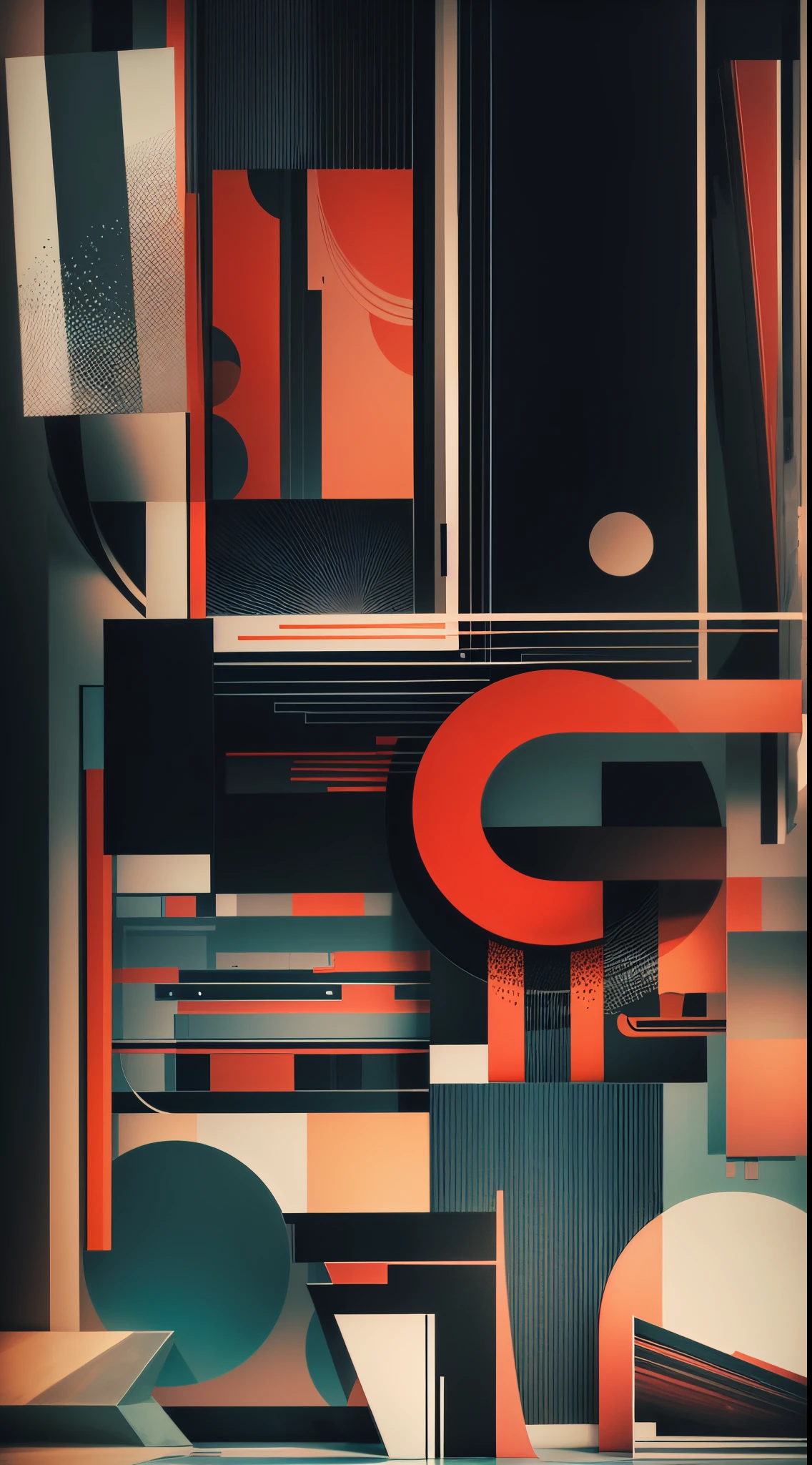 (best quality,4k,8k,highres,masterpiece:1.2),ultra-detailed,(realistic,photorealistic,photo-realistic:1.37),minimalism art,chaos,dark colors,abstract shapes,contrasting elements,striking composition,strong visual impact,thought-provoking,abstract expressionism,simple lines,few colors,abstract forms,unpredictable patterns,random arrangement,spontaneity,organized disarray,creative tension,dynamic movement,fluid lines,mysterious atmosphere,contrast between order and disorder,dramatic lighting,high contrast,shadows and highlights,elegant simplicity,interplay of positive and negative space,varied textures,geometric shapes,asymmetry,imperfections,vibrant energy,simple and clean aesthetic,effective use of negative space,visual balance,subtle details, narrative,ambiguous meaning,freedom of interpretation,timeless elegance,innovative visual experience,perfect harmony between chaos and order