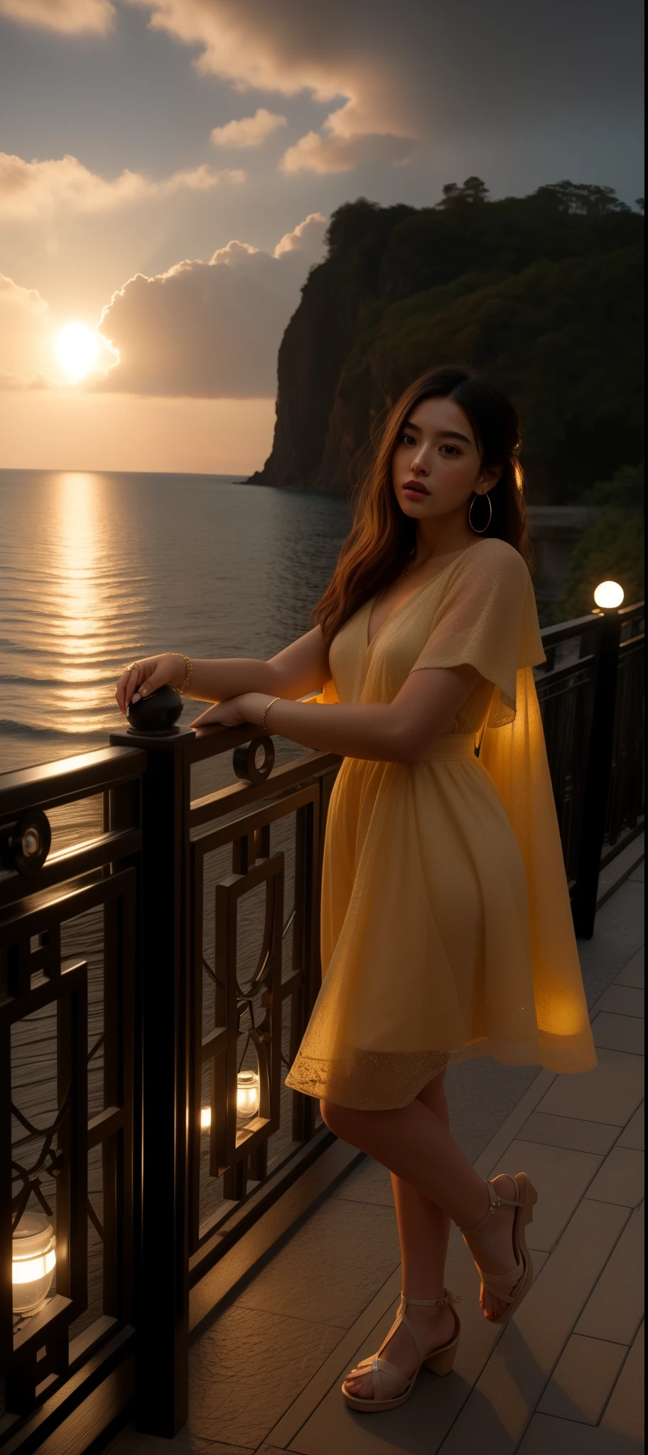 Hyperrealism Realistic textures Dramatic lighting Unreal Engine Trends on Art Station, a  photo of a, Award-winning, nikon RAW photo,8 k, Fujifilm XT3,Masterpiece, Best Quality, Realistic, Photorealistic, Ultra Detailed, extremely detailed face, 独奏,1girl, Standing, fashionable and trendy atmosphere, dreamy atmosphere. Correct anatomy of the fingers