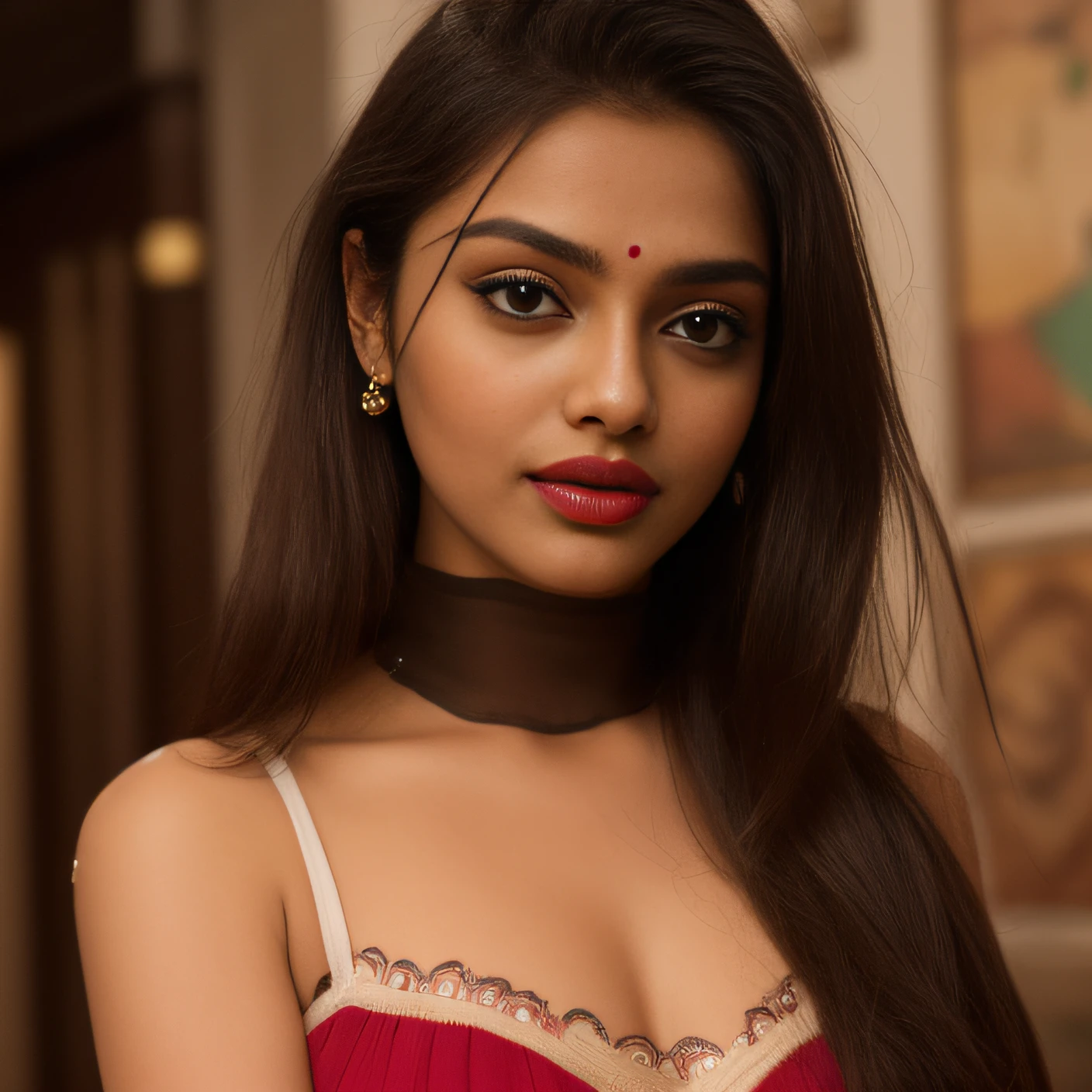 Day scene, close up photo of a indian from top view, (Masterpiece, Best Quality, High Resolution), evening Background, ((Paint Splash, Color Splash, Splash of Ink, Color Splash)), Sweet indian female actress, hour glass body shape,maroon lips, white blouse, lightly makeup,ultra realistic, realistic, look at viewer (cinematic:1.3), intricate details, (ArtStation:1.2)