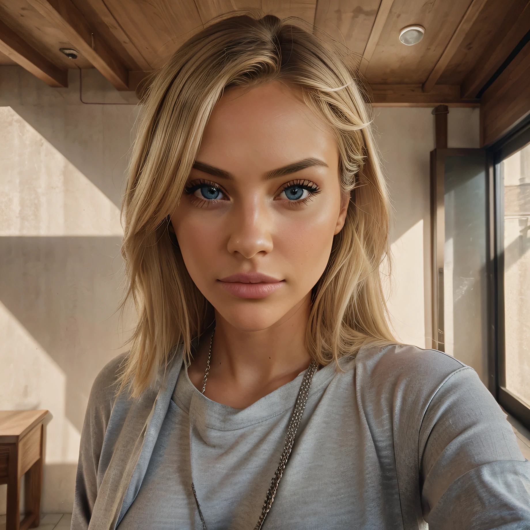 photorealistic, best quality, hyper detailed, realistic eyes, entire body, detailed lips, 8K, iperrealistic, beautiful woman with natural blonde hair, selfie photo, full body, solo, wearing casual wear, indoororning), walking in the streets, (relaxed), film grain, close up, ultra high res, best shadow, RAW, instagram LUT