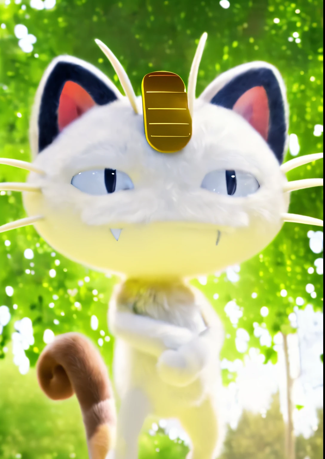 ((realistic)), ((photorealistic)),((high-res, masterpiece, best quality, cinema lightinasterpiece, best quality:1.2), upper body, solo, masterpiece, best quality, 4k, photograph, cinematic, modelshoo ,ultra realistic 8k cg, masterpiece, ((ultra detailed background, delicate pattern, intricate detail)), (highly detailed, fine detailest quality, (photorealistic:1.4), absurdres, RAW photo,masterpiece, best_quality, ((boy 1.3)), solo, realistic fur, detailed, (detailed fur, fur, furry body:1.2), (by ratte and nuzzo and kenket:0.7), ((Meowth 1.5)), pokemon, snaggletooth, smile, upper body, high quality, absurd res, photo manipulation, photography \(artwork\), detailed, outdoors