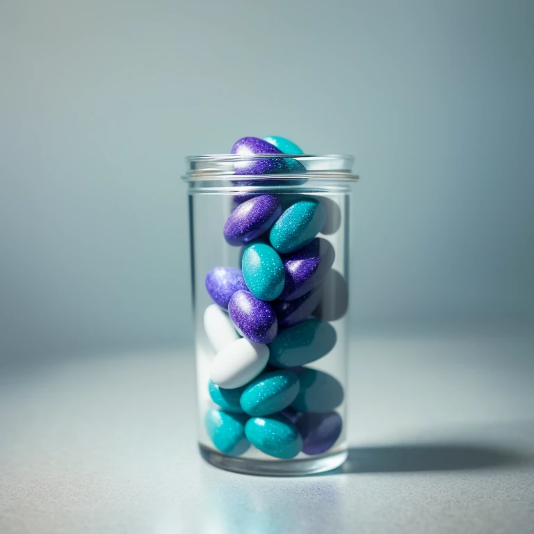 there  a pill with many pills in it on a blue surface, pills and medicine, offering the viewer a pill, highly capsuled, pills, taking mind altering drugs, medicine, by Sebastian Vrancx, healthcare, drugs, hyperrealistic illustration, beeple daily art, ultra realistic 3d illustration, by Artur Tarnowski, (best quality,4k,8k,highres,masterpiece:1.2),ultra-detailed,(realistic,photorealistic,photo-realistic:1.37),HDR,UHD,studio lighting,ultra-fine painting,sharp focus,physically-based rendering,extreme detail description,professional,vivid colors,bokeh. Attention：Original art by Tupu.