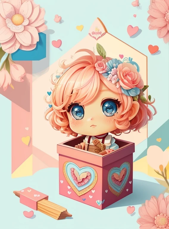 (ice creams, flowers, beautiful box, hearts), Munchkin ,Geometric multidimensional wall portrait, livro de arte, Tchibi,
Yang08k, Beautiful, Colouring,
Obras, of the highest quality, best quality, Arte Oficial, Beautiful and Aesthetic,