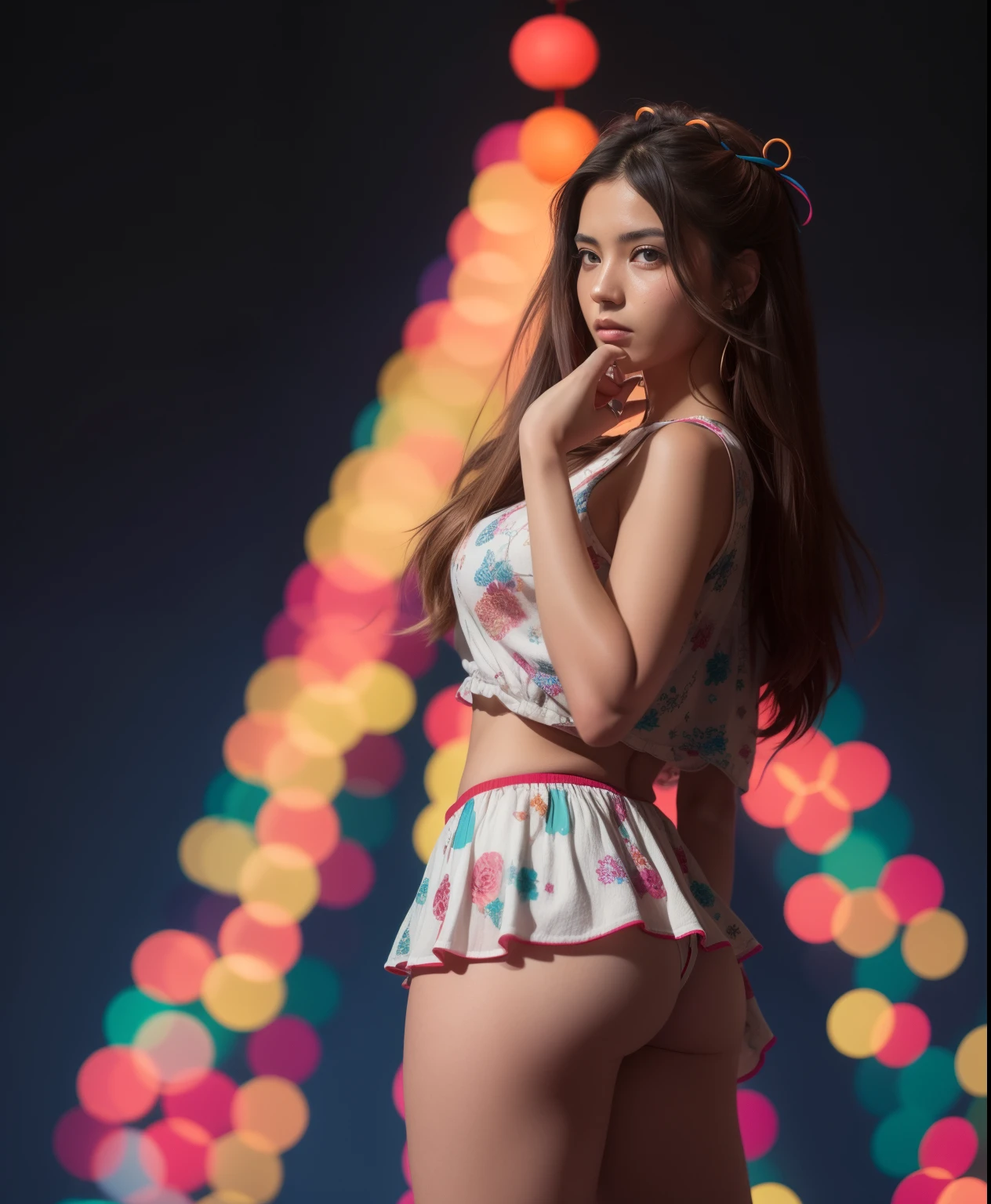 Un , arte minimalista con colores suaves, usando el estilo boho, Ubicado en un estudio bien iluminado en la hora dorada, Tomada con una lente Prime Prime, Foto retrato medio