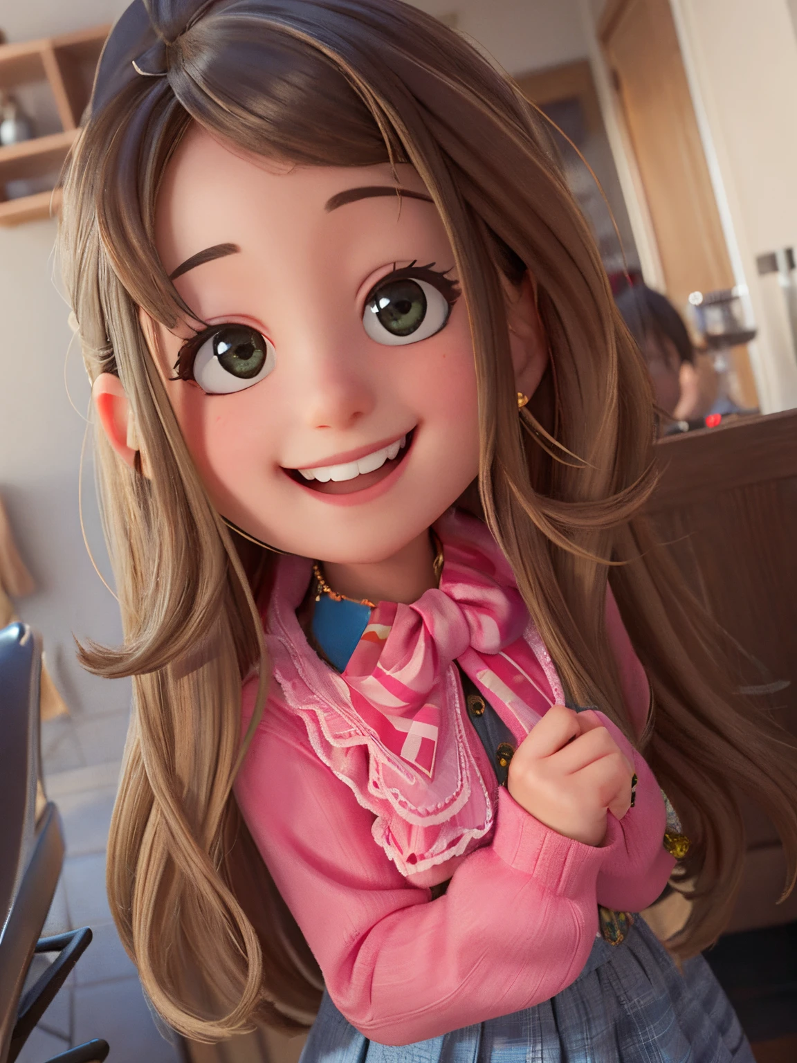Girl, cute , smiling, happy, just live her life