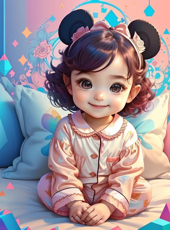 ) ((cute smiling with beautiful pajamas and lots of pillows)) - Criador: Walt Disney2023) ), ,, ( Walt Disney acolchoamento ,multidimensional geometric wall PORTRAIT, arte, Chibi,
Yang08k, lindo, Colouring,Rose
Primary works, qualidade superior, melhor qualidade, Arte Oficial, Beautiful and Aesthetic,)) ), ,, Walt Disney acolchoamento ,multidimensional geometric wall PORTRAIT, arte, Chibi,
Yang08k, lindo, (Colouring, rosa), amarelo ,azul ,vermelho e branco)
Primary works, qualidade superior, melhor qualidade, Arte Oficial, Beautiful and Aesthetic,