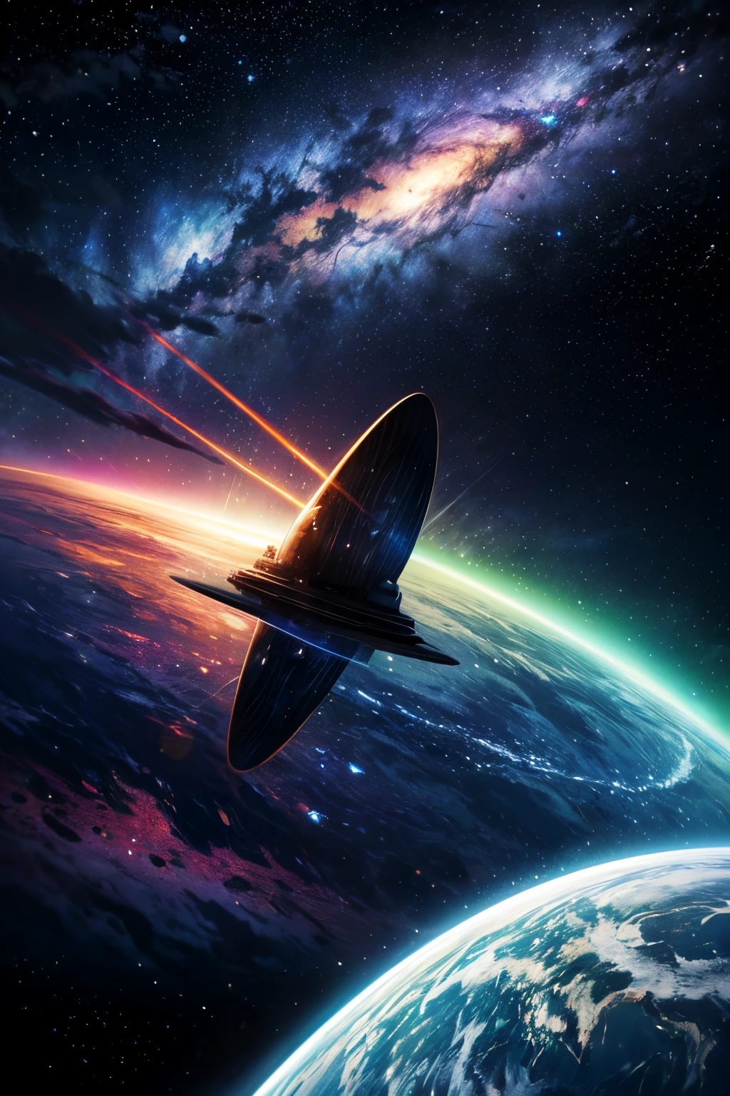 (La mejor calidad,4k,8k,Altas Resoluciones,Obra maestra:1.2),Ultra detallado,(realista,fotorrealista,fotorrealista:1.37),arte planetario,sistema solar,cielo nocturno,estrellas brillantes,Cosmic Wonders,Cuerpos celestes,planetas en movimiento,Orbiting planets,space exploration,astronomy,Viaje interestelar,exoplanetas,alien worlds,galaxias distantes,Nebulosas,viveros estelares,Explosiones estelares,Milky Way Galaxy,intergalactic journey,cosmic dust,Continuo espacio-tiempo,Materia oscura,revelando el universo,Belleza infinita,astrophotography,Galactic Adventures,universo misterioso,Cosmic Energy,Explorando lo desconocido,Constelaciones estelares,Celestial Navigation,stellar dynamics,Deep space exploration,CosmicLandscapes,vista de astronauta,universo espectacular,Paisajes impresionantes,horizontes lejanos,Espacio luminoso,Estrellas pulsantes,cosmic ballet,Paisaje lunar,visiones de otro mundo,enigmatic space,cosmos cautivador,ever expanding universe,auroras coloridas
