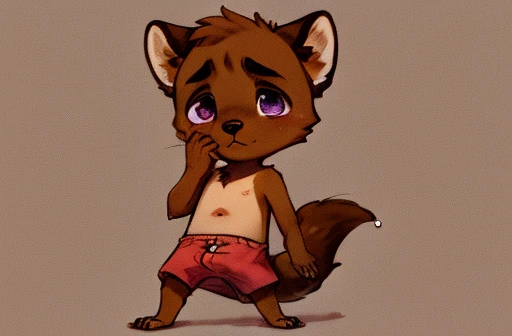 Character (pine marten animal), (small and fluffy stature), light brown, mustard fur, all of his legs and hands are brown, his tail is brown, under his snout and chest is mustard, his ears are triangular and white, his eyebrows They are white, their eyes are purple. Sad expression, he is taking a shower. 5-fingered hands and 5-fingered paws, cute paws, foot-shaped paws, claws on the paws and hands. (Apparent age of ). Male, slender body, slim body, shota, claws on his fingers, reproductive system. pennis, paws, claws, brown legs and hands, pale brown, cinnamon, anus, (shows his anus), kawaii, (open legs), foreskin, (fluffy tail), (wet tail), (purple eyes), (brown pawpaws), (child), (he licks himself), (clean anus), (licks his own paws), (hairy penis), (small body), chibi, (5 toes), (sad and nervous expression), (licks his own penis), sensual, sexy, (thin body), (fluffy hairy), (very small stature), (childhild), (dark ones), (two testicles), (detailed paws), (claws on fingers), (5 fingers), (5 toes), (straight penis), (normal penis), posing, pose