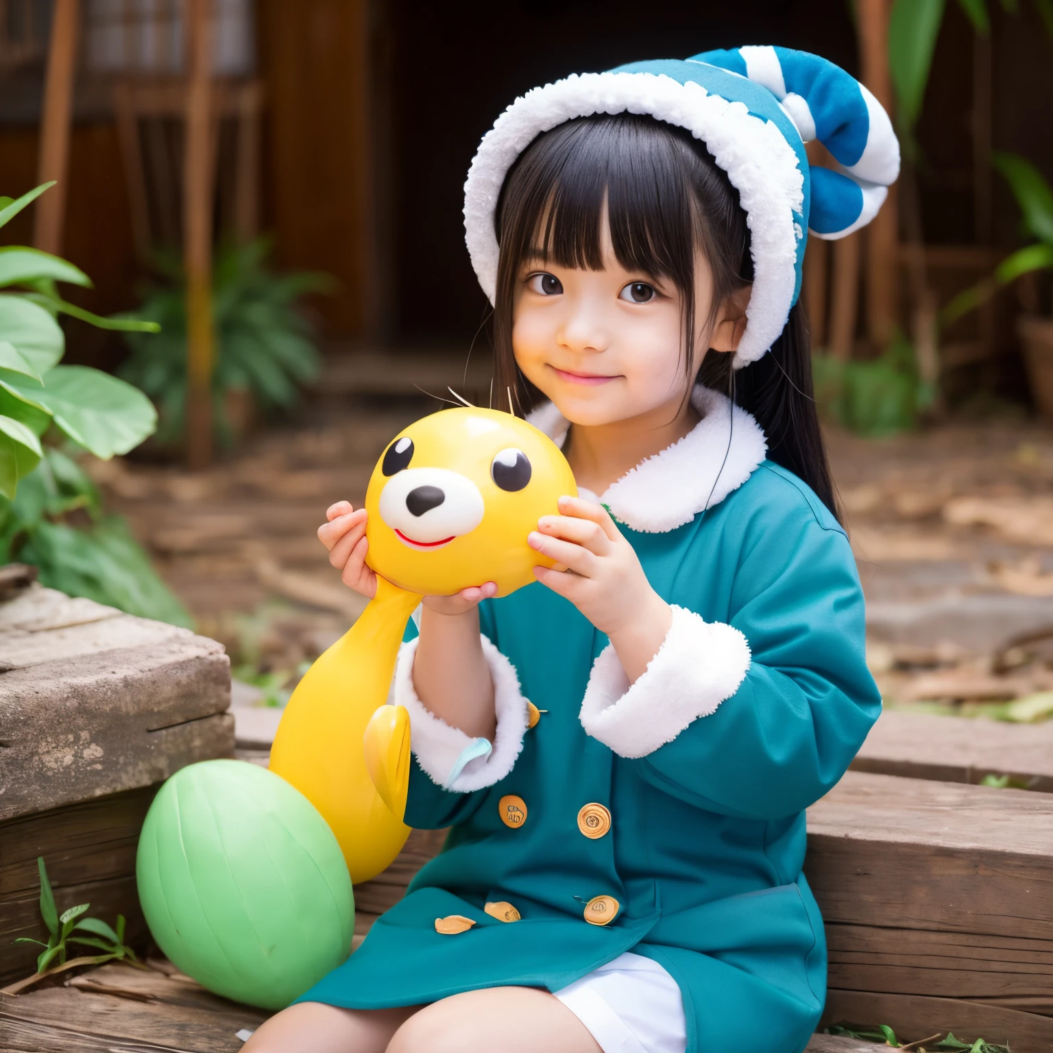 animesque Nudibranch personification cute little Qing department