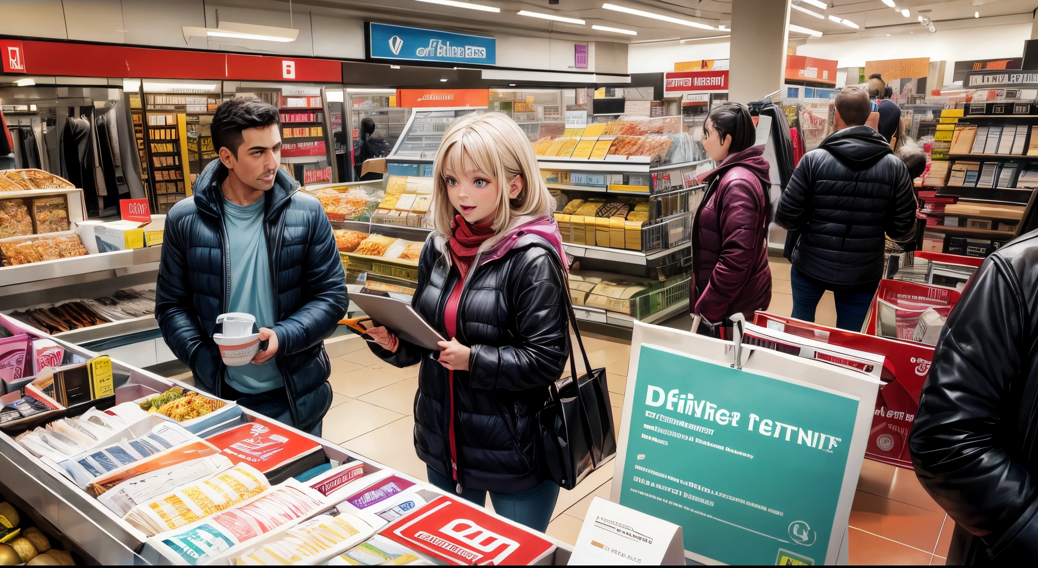 Bargain hunters navigated through the labyrinth of discounts and deals, armed with shopping lists and determination.