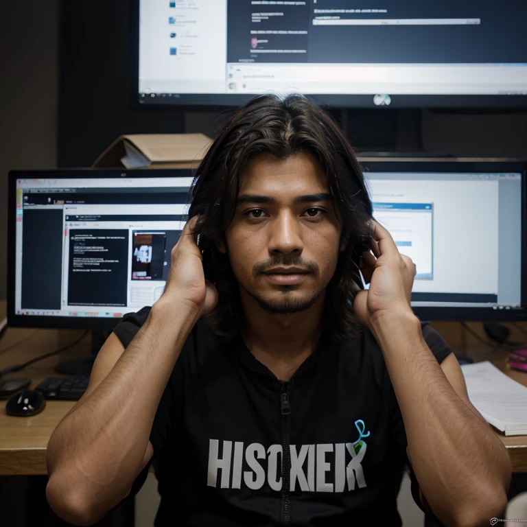 Estilo que se vea casi igual a miguel o hara pero tipo hacker