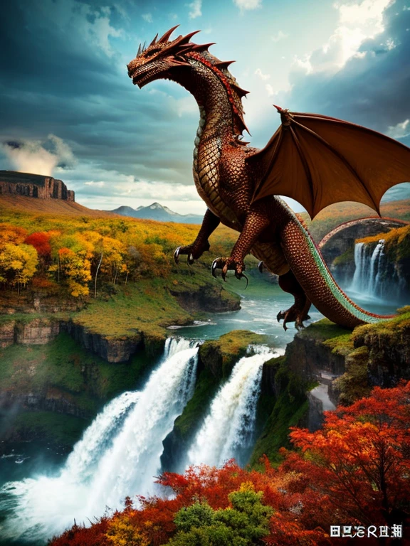 Dragon God、falls、Epic Landscapes