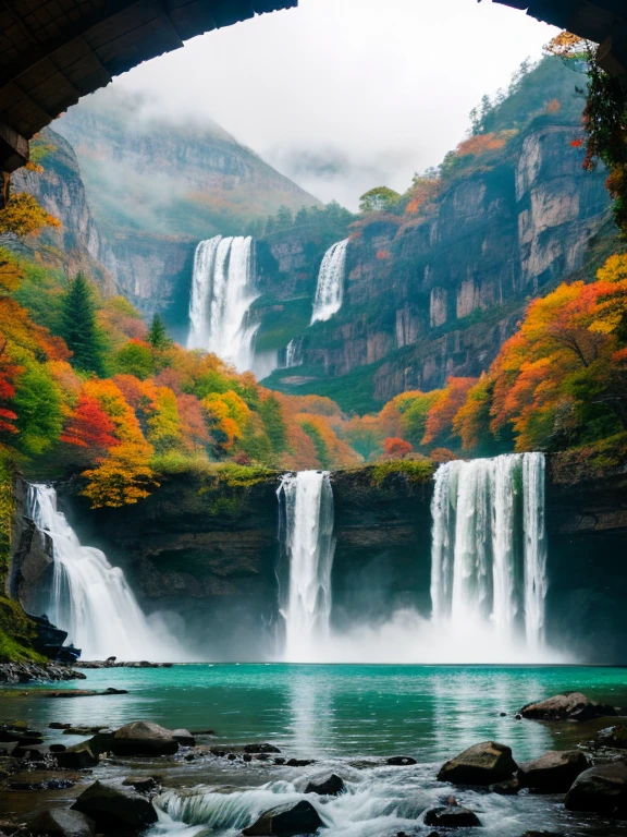 Dragon God、falls、Epic Landscapes