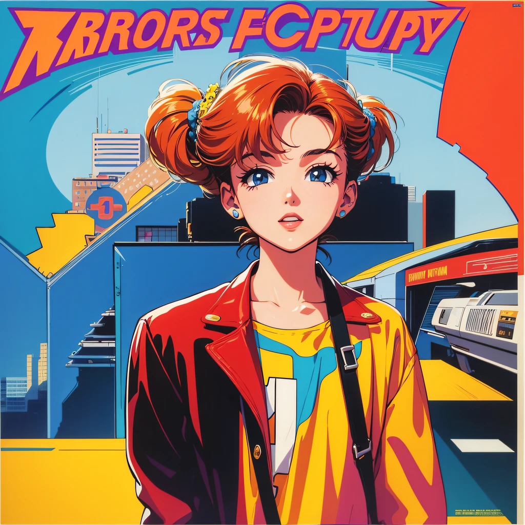 1990s art poster for Retro City Pop nostalgic
