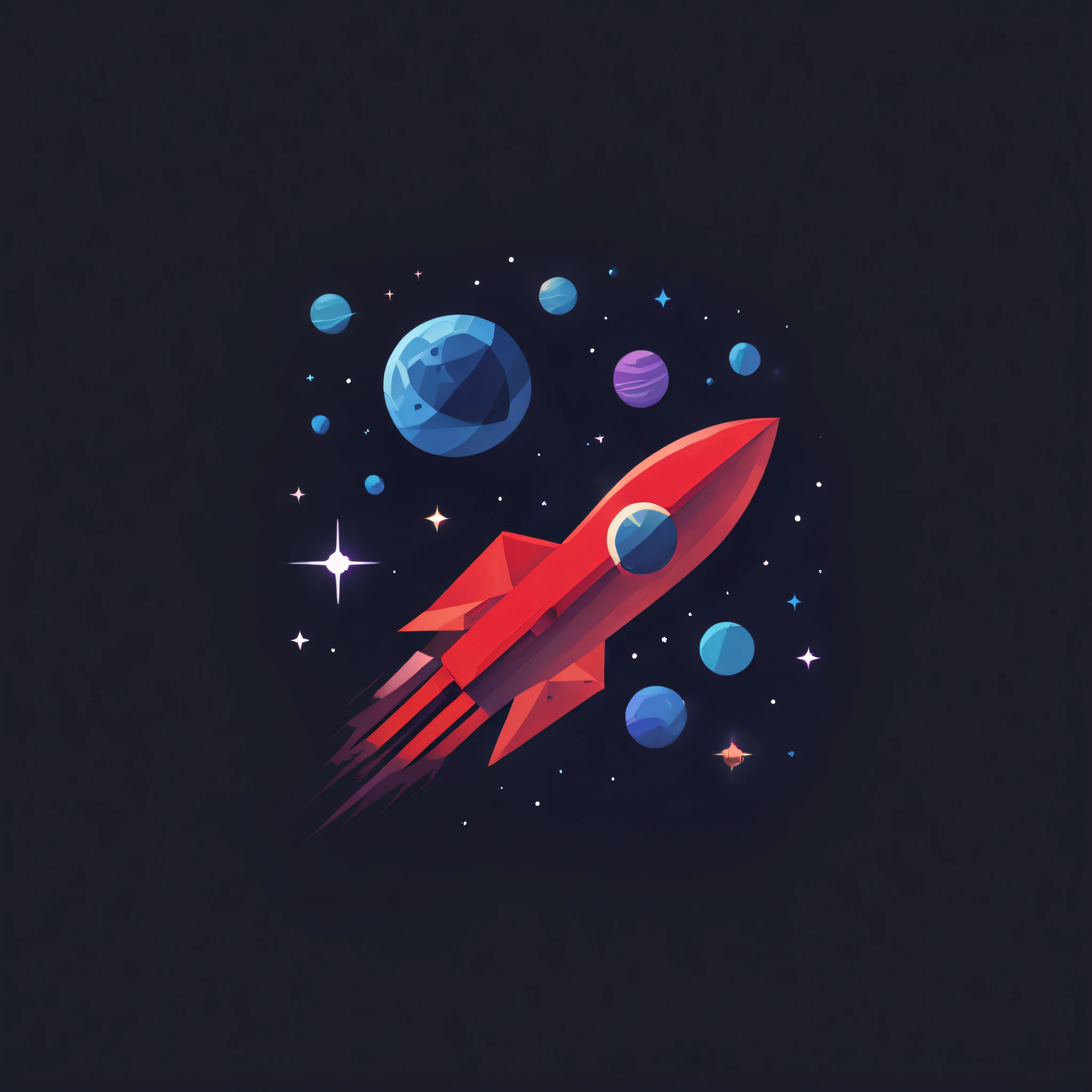logotype,
The logo of the space travel company, launching rockets, space themed colorlack, The purple, deep blues)
),Logo red AF
,