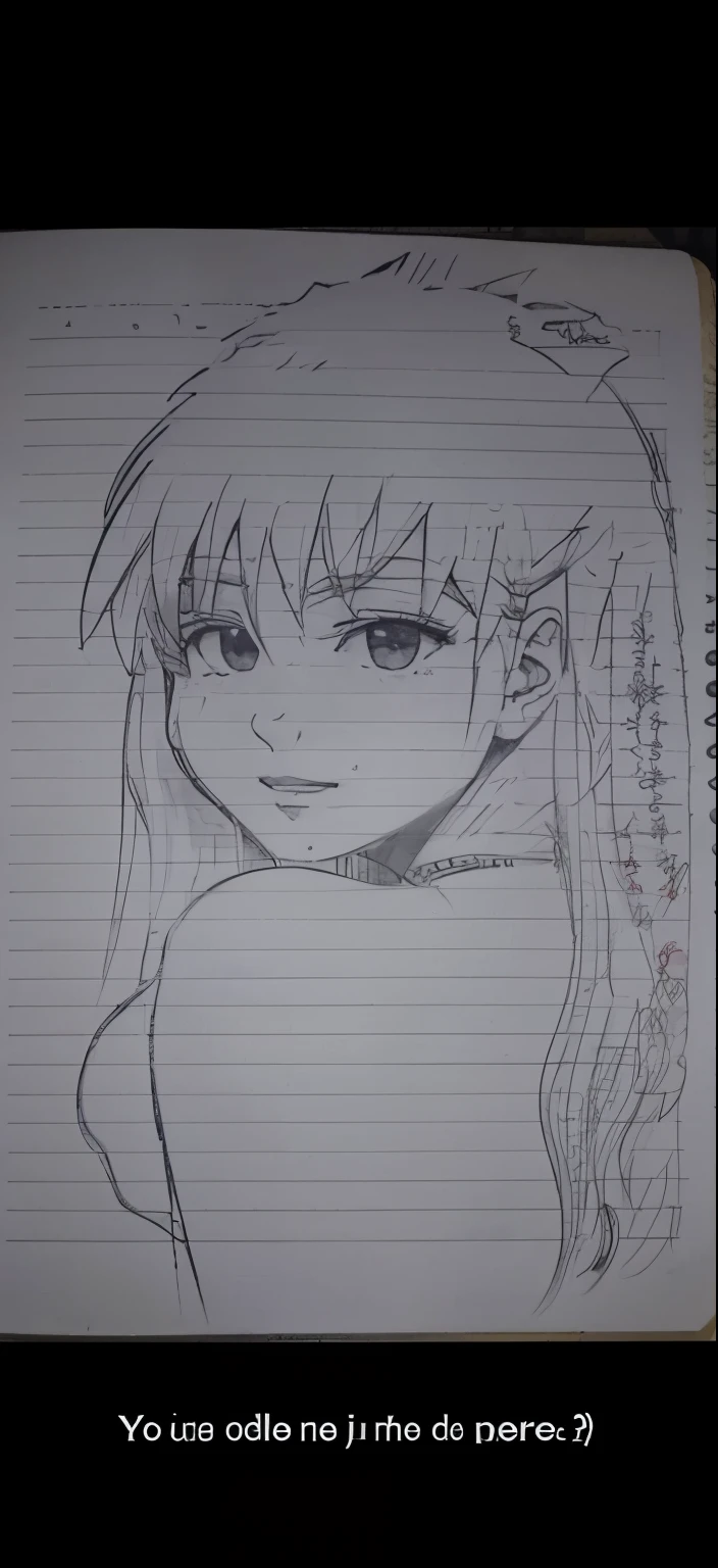 de anime de costas