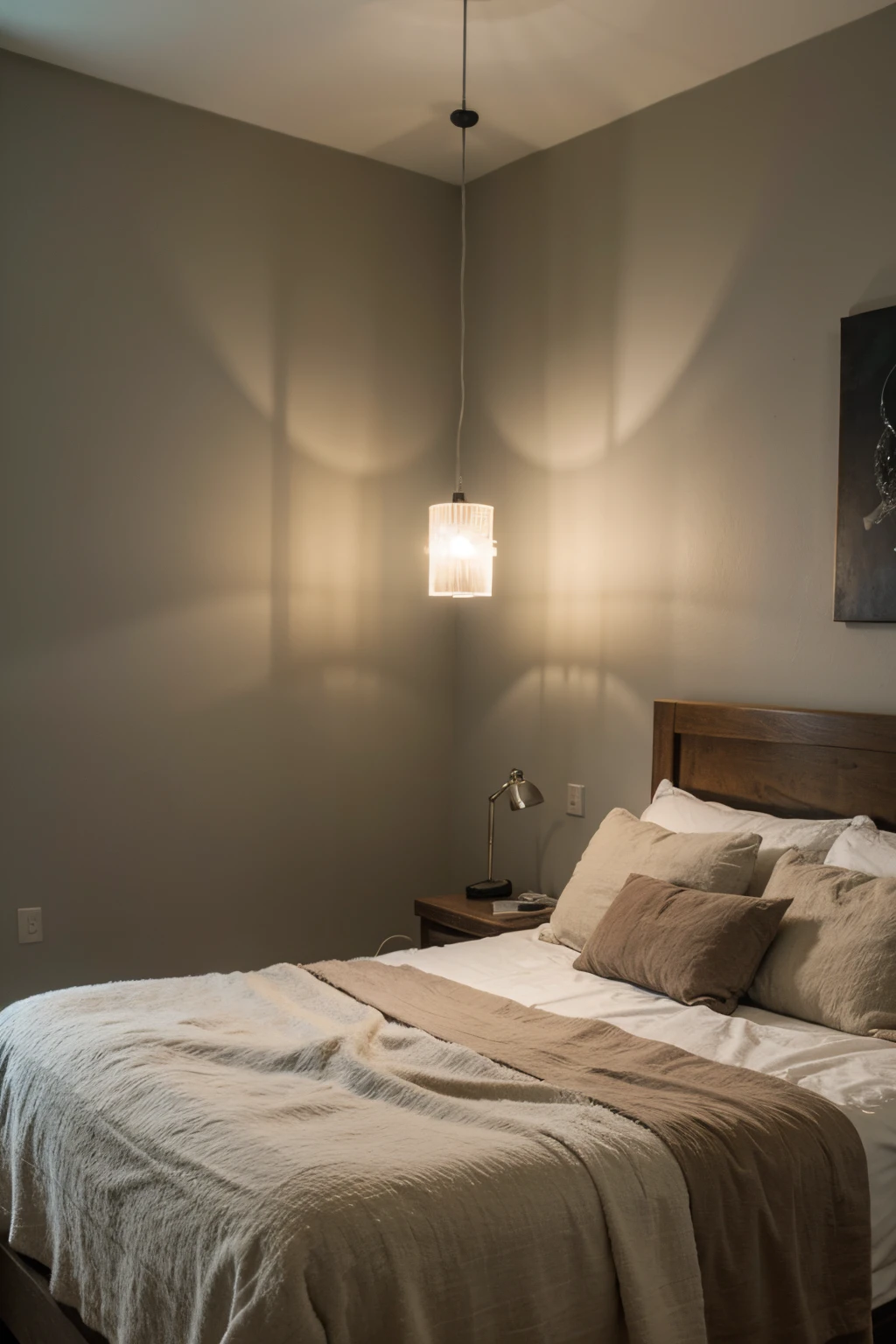 2 RGB wall sconce in colorful bedroom