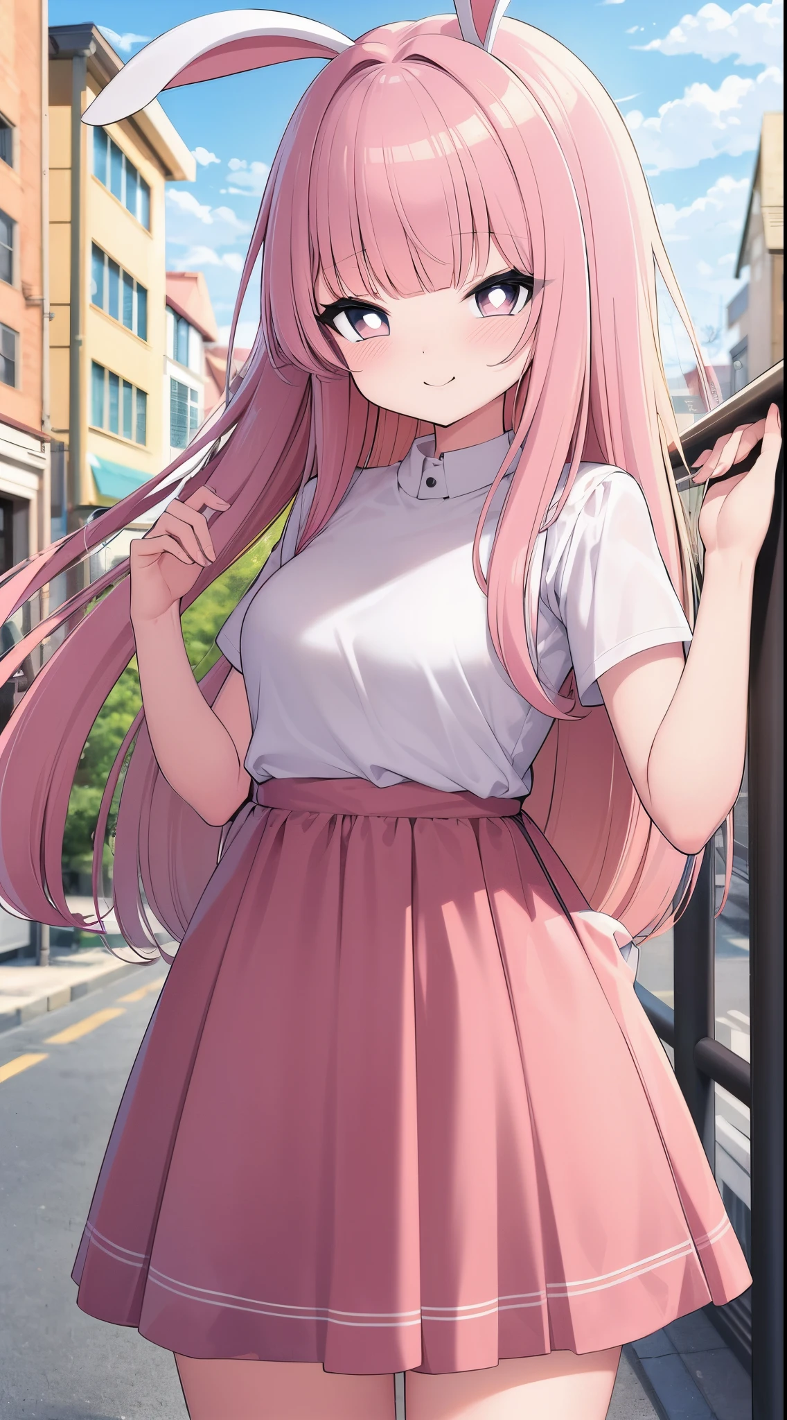 frilly pink skirt