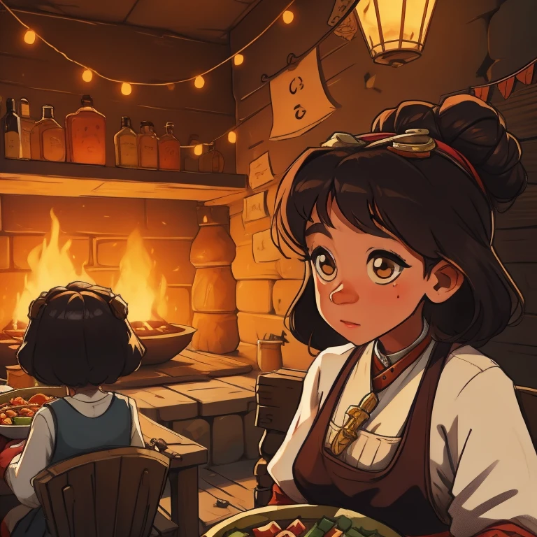 date simulator village portrait, females only, slave girls