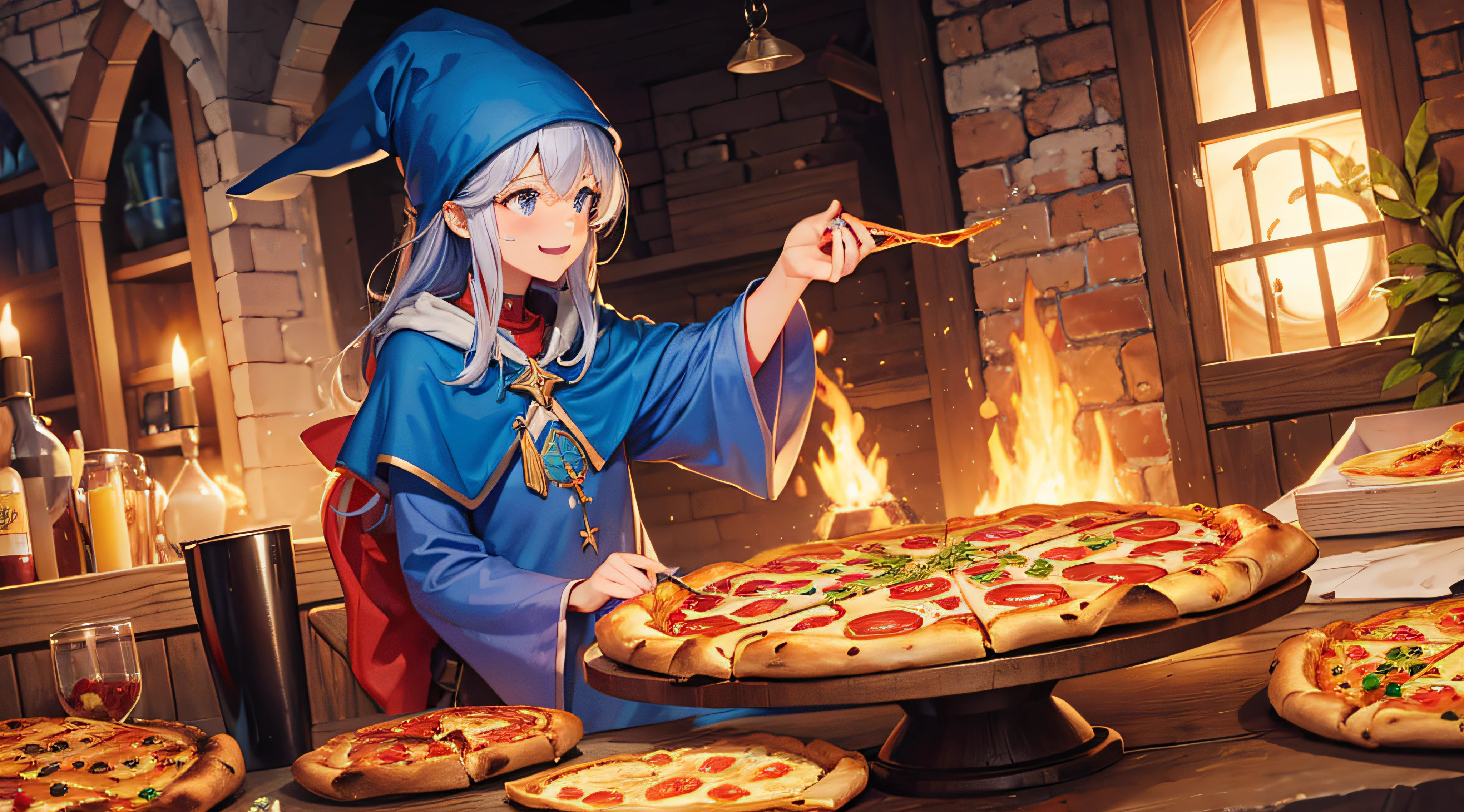Old Wizzard, Pizza Magic, Fantasy