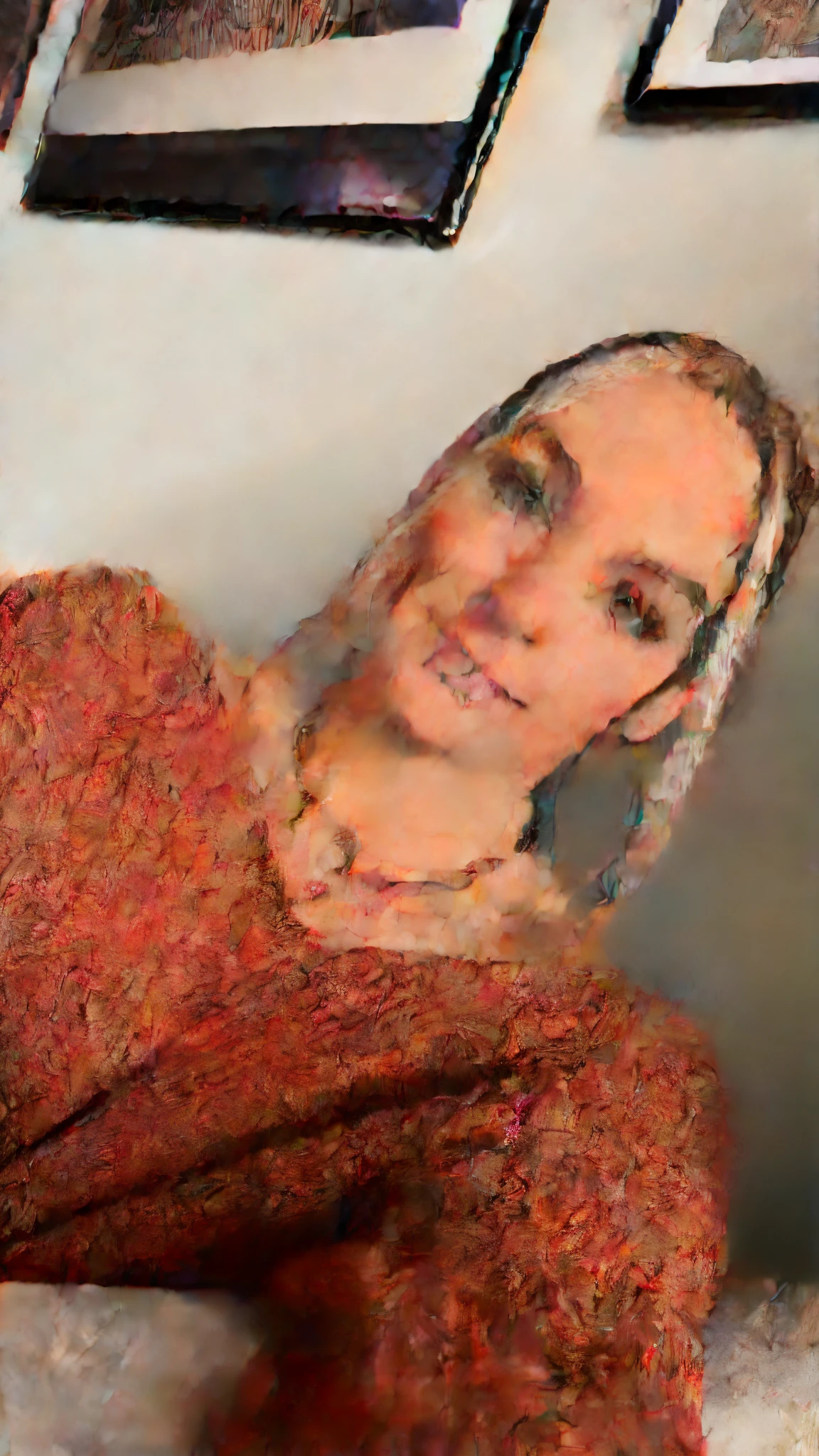 (a 23-year-old woman),(brown hair),(brown eyes),(working in front of a computer),(Pixar and Disney inspired),(vibrant colors),(soft lighting)
