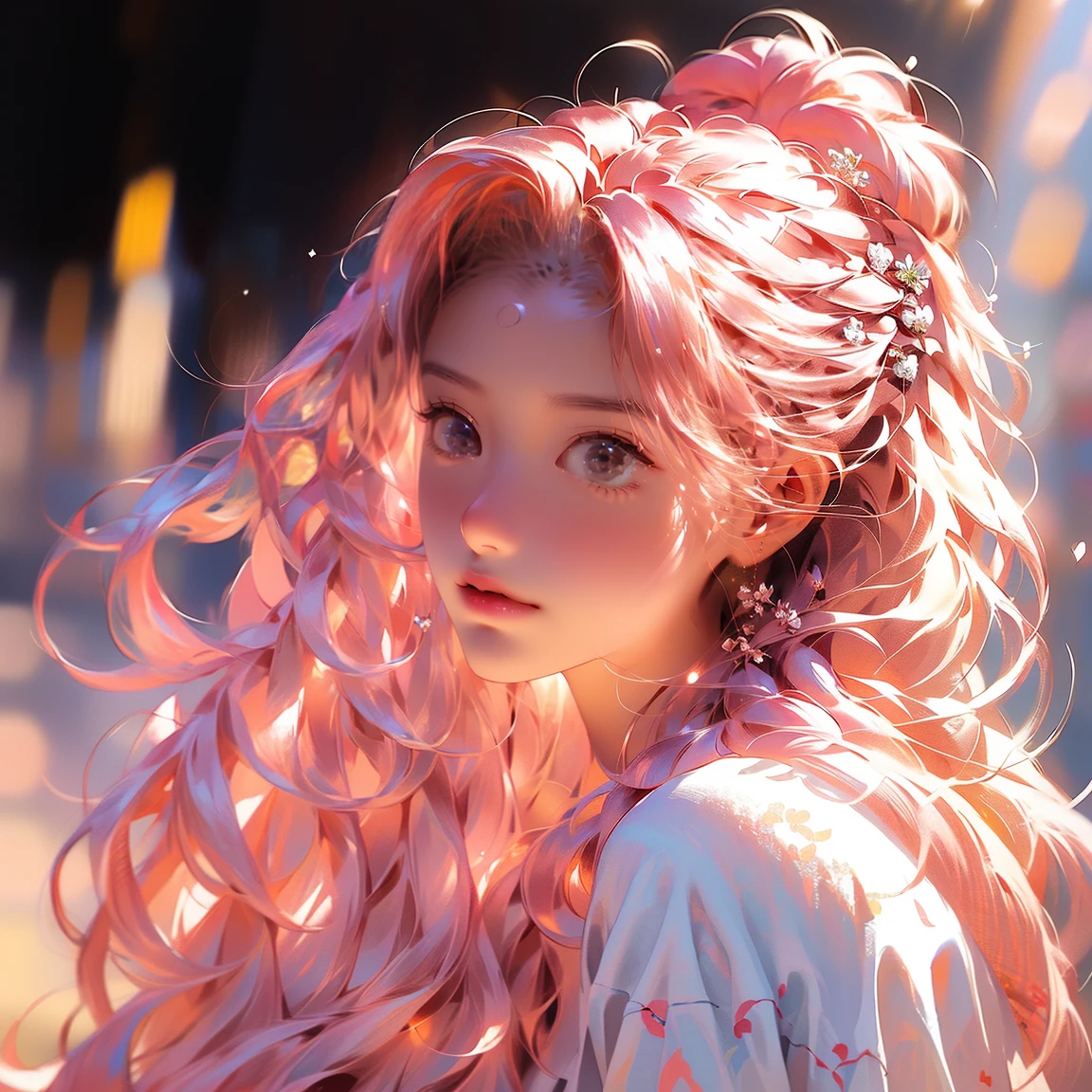 masutepiece,top-quality,1girl in,Solo,Floating Hair,in cafe,hair_pull, the Extremely Detailed CG Unity 8K Wallpapers,masutepiece, Best Quality, Ultra-detailed, Beautiful detailed eyes:1.2,Best Illumination, (Best Shadow, extremely delicate and beautiful, bloom),