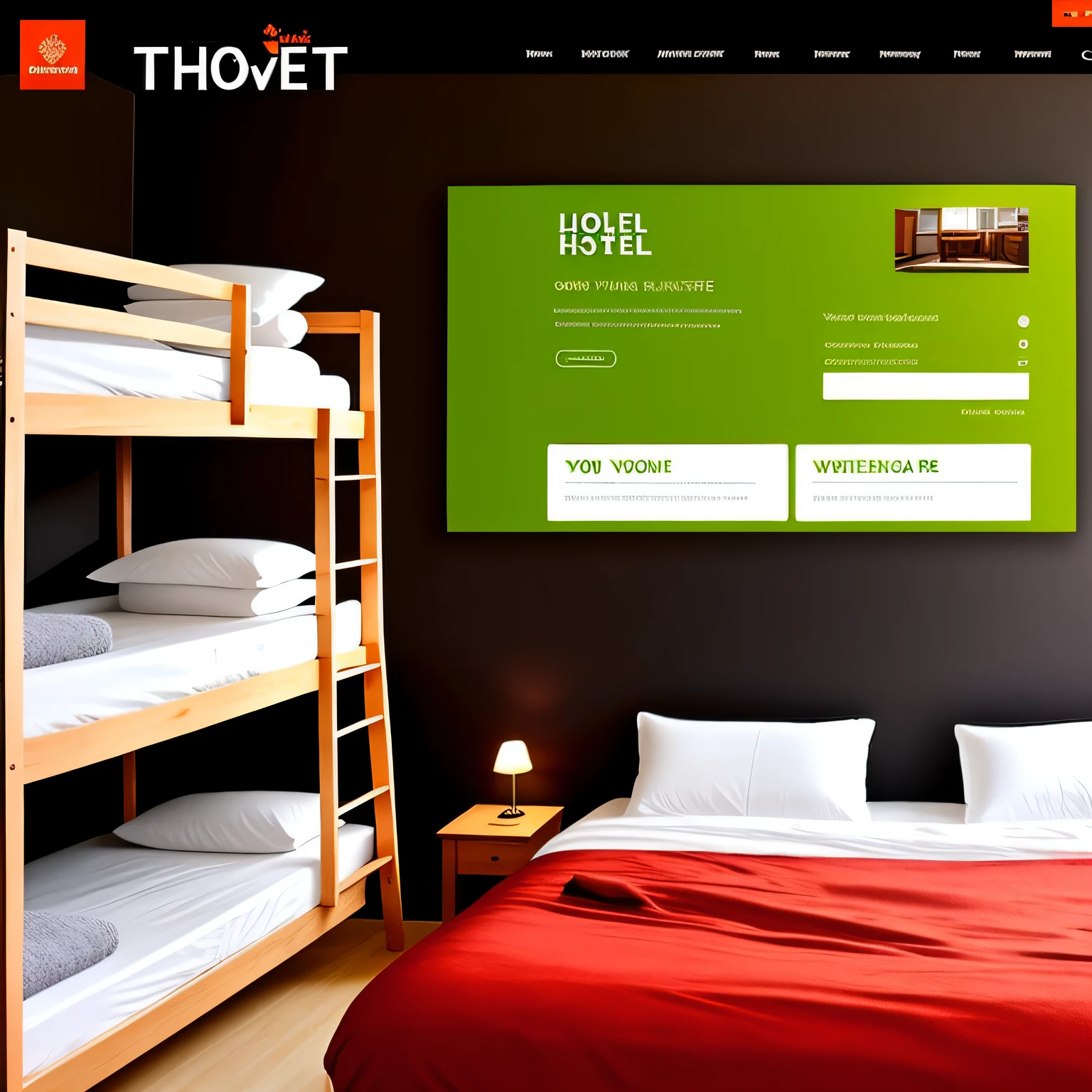 create image for hostel website