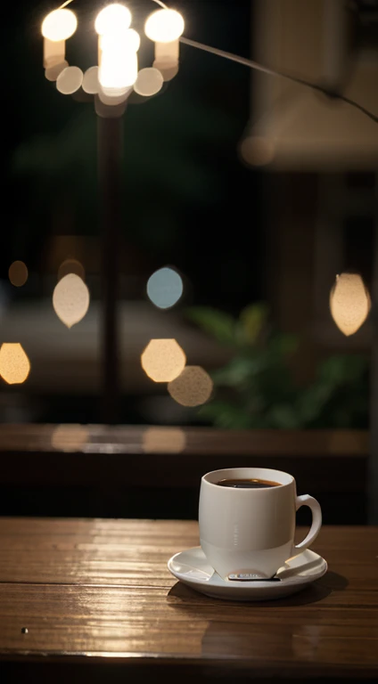 Zeiss_style,cup of coffee on the table,outdoors at night,masterpiece, best quality,super detailed, high resolution, very detailed, 8k uhd, (fidelity, fidelity: 1.5),(natural light), amazing, photon mapping, radiosity, amazing physically based rendering, fine detail, best, high quality , RAW Photo, (Bokeh: 0.8), Realistic, (Depth of Field: 0.8),Bokeh background,